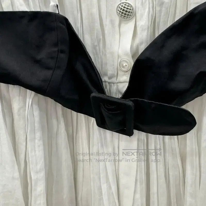 Chanel Chanel White Cotton Pleated T-Shirt for Women . Size XL / US 12-14 / IT 48-50 - 3 Thumbnail