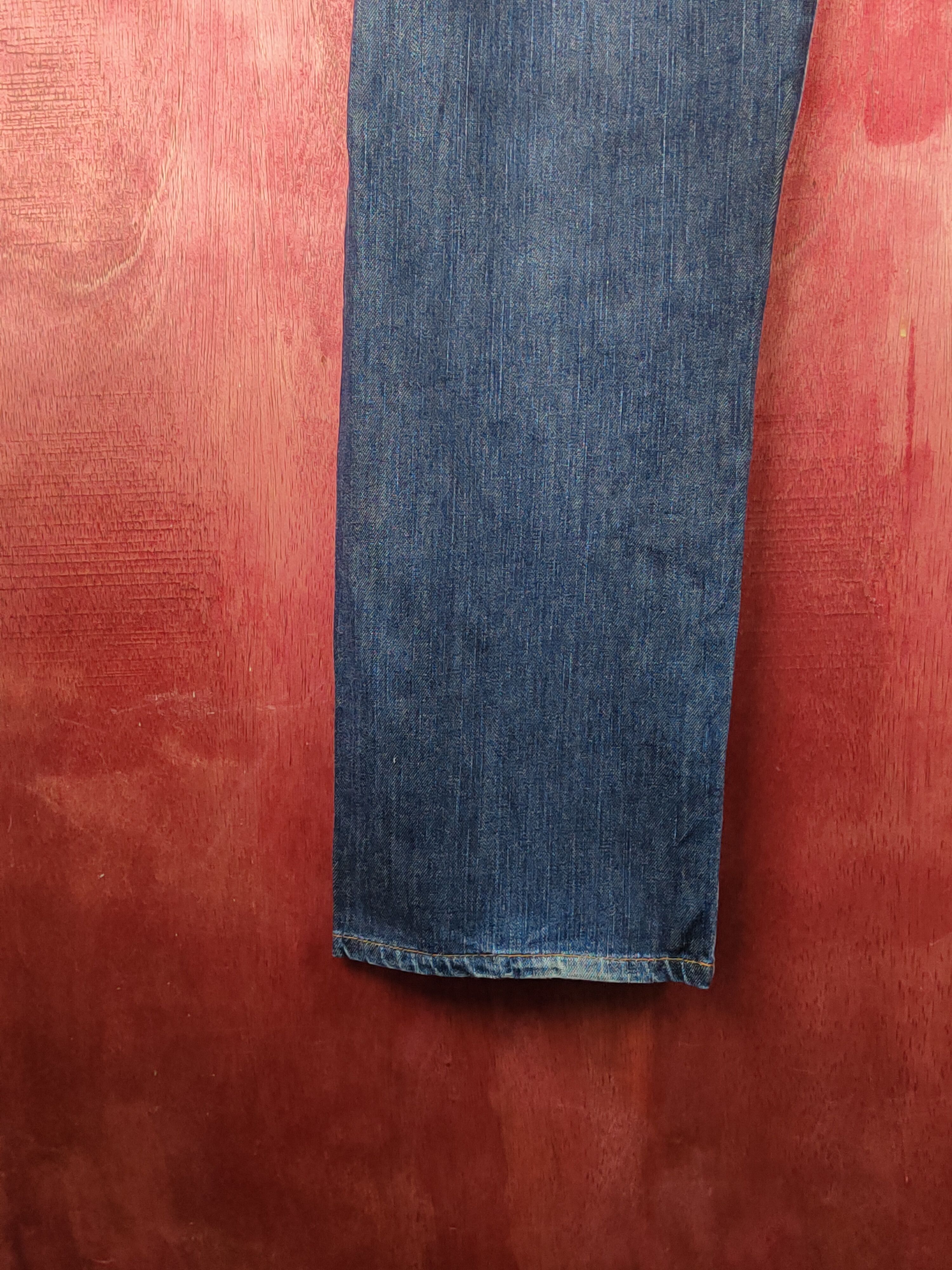 Edwin Edwin Dark Blue Distressed Ripped Jeans #S2336 Size US 34 / EU 50 - 11 Thumbnail