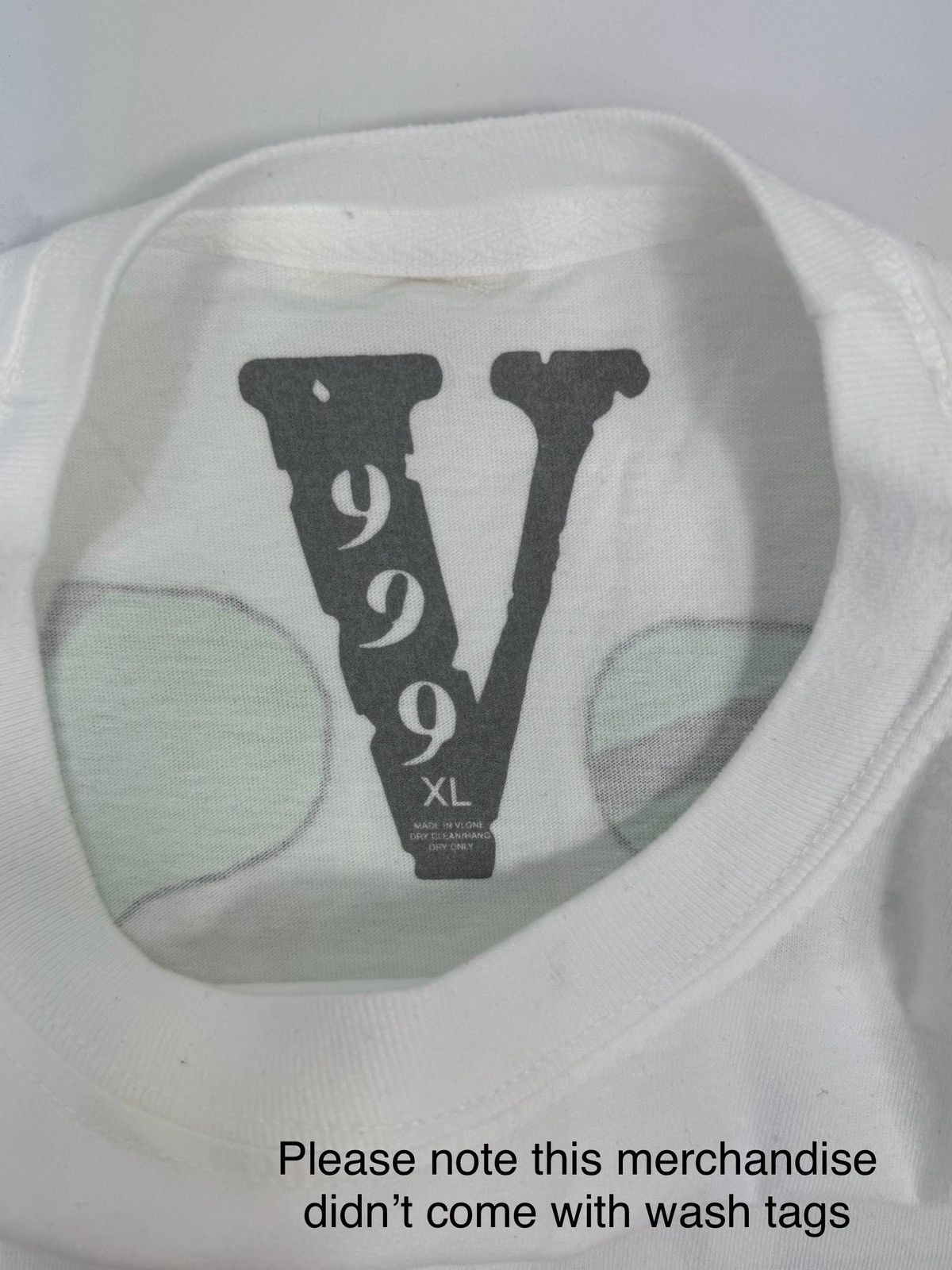 Vlone X JUICE WORLD 999 LOGO PRINT T-SHIRT Size US XL / EU 56 / 4 - 3 Thumbnail