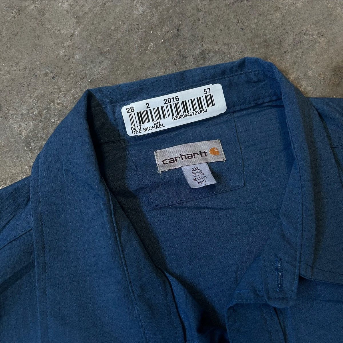 Carhartt × Carhartt Wip 2016 Carhartt LenoxTools Michael Work Shirt Size US XXL / EU 58 / 5 - 4 Thumbnail