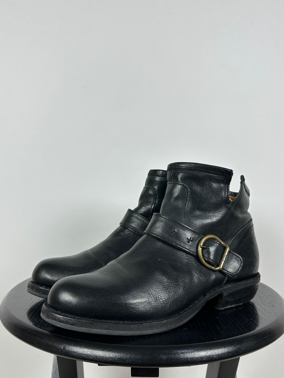 Fiorentini + Baker Fiorentini + Baker Carnaby Chad Black Leather Biker Boots Size US 7 / IT 37 - 12 Thumbnail