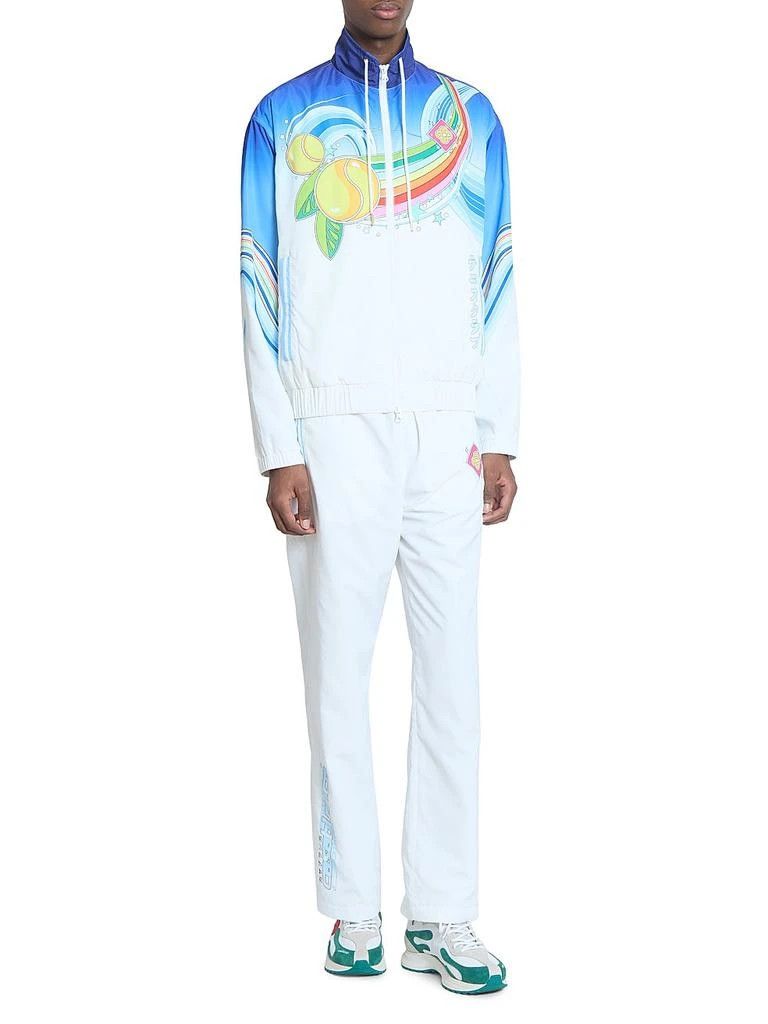 Casablanca os11x0326 Printed Taffeta Jacket in Multicolor Size US XL / EU 56 / 4 - 2 Thumbnail
