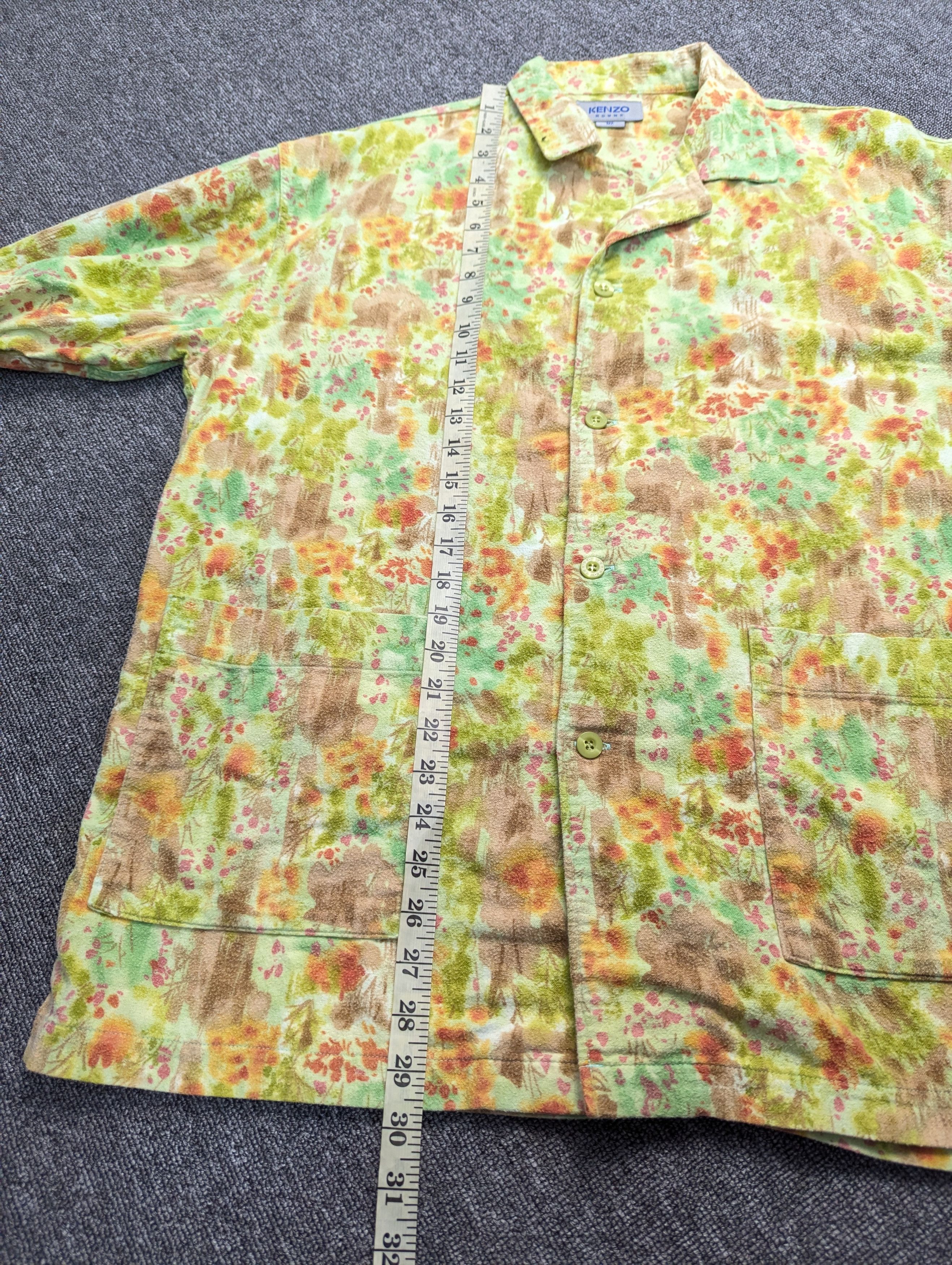 Kenzo Vintage Kenzo Homme Button Ups Printed Jacket Size US M / EU 48-50 / 2 - 13 Thumbnail