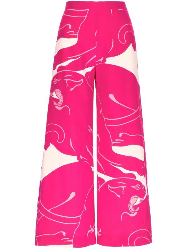 o1s22i1n0924 Cady Panther Cropped Pants in Pink