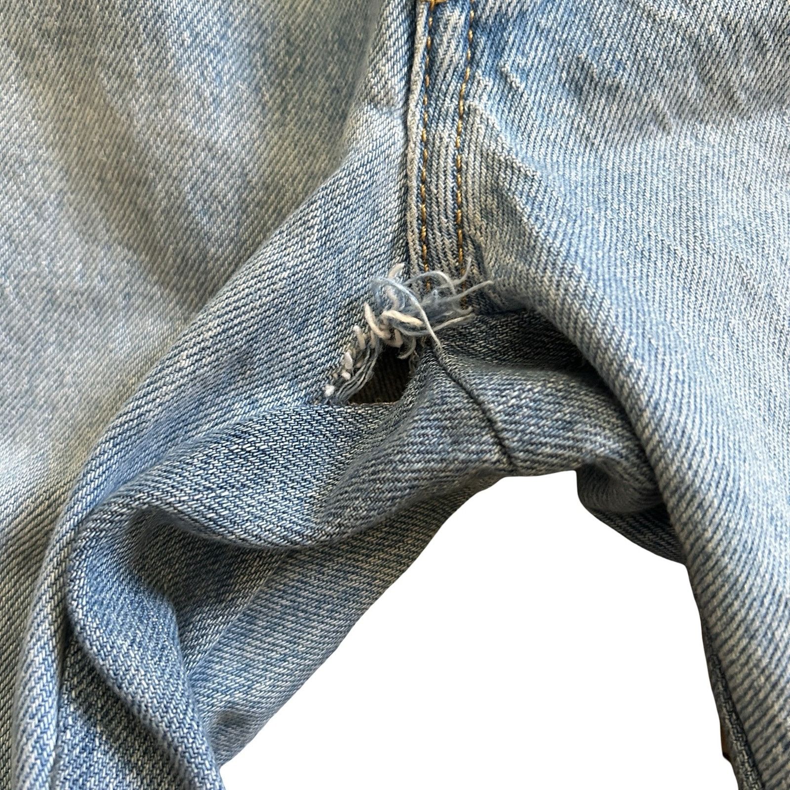 Levi's Custom Reworked Levi's 501 Split-Hem Paint Splatter Jeans Size 25" / US 0 / IT 36 - 5 Thumbnail