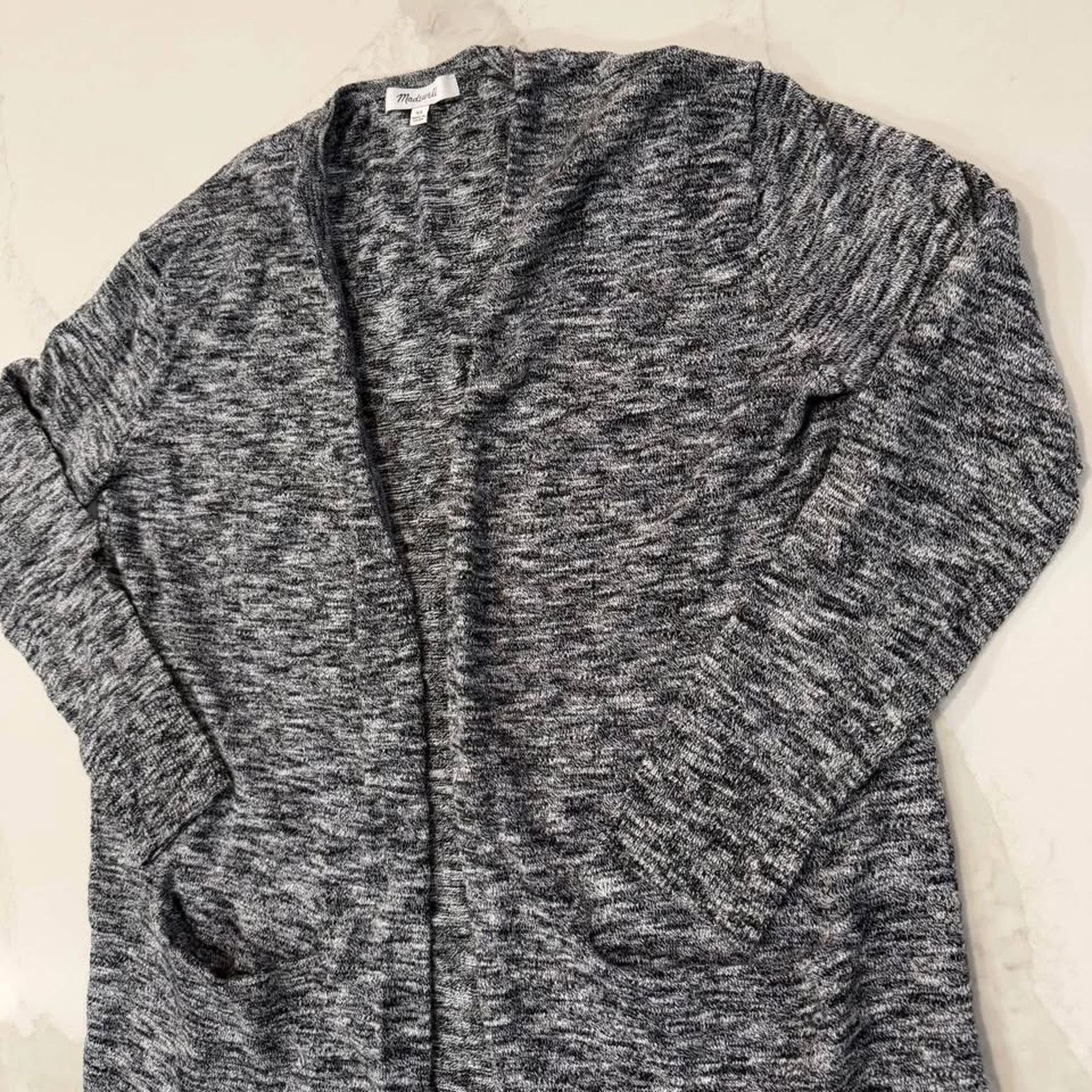 Madewell Madewell Women Open Ryder Cardigan Sweater Gray Knit Size XS Size XS / US 0-2 / IT 36-38 - 4 Thumbnail