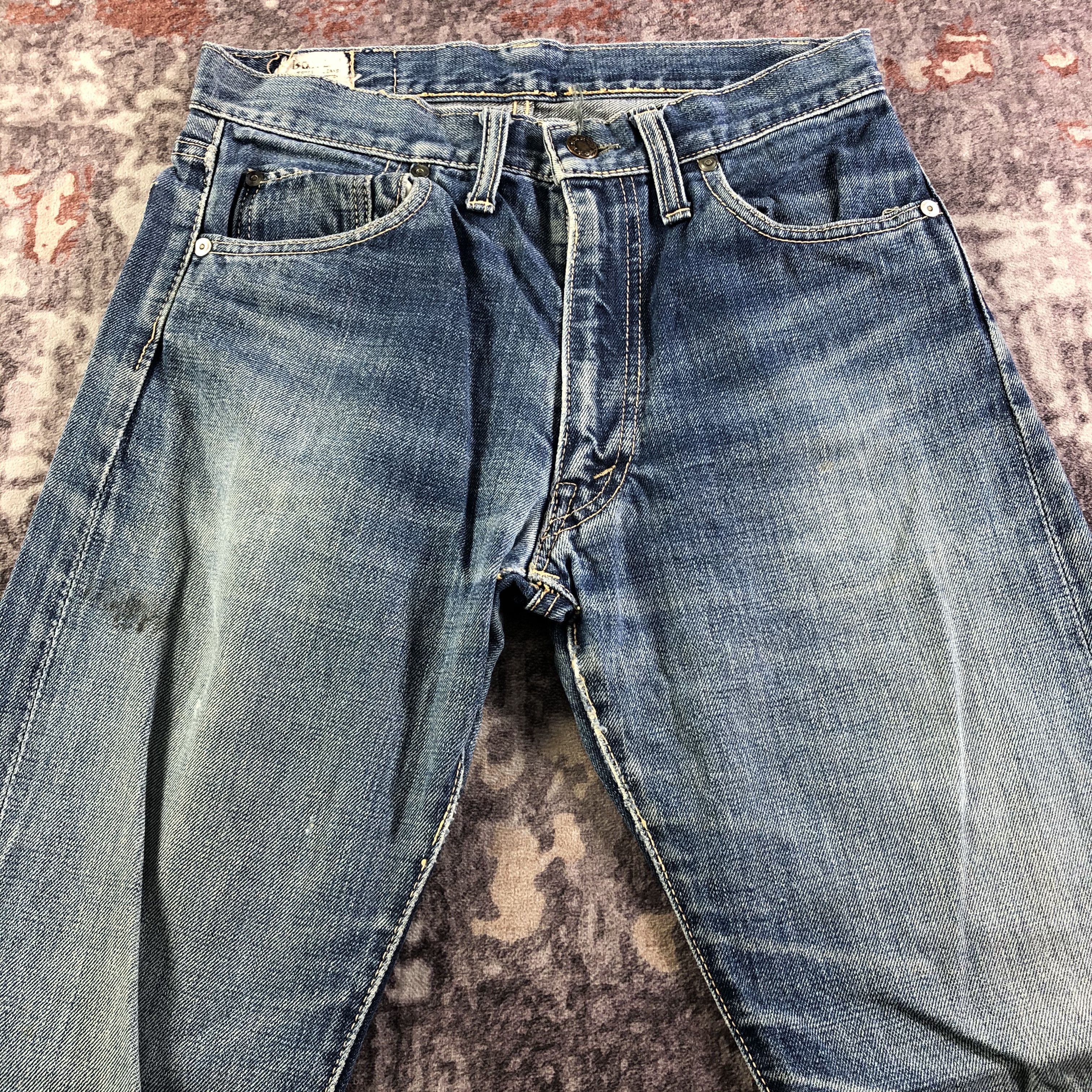 Vintage Vintage 80s Bobson Redline Denim Jeans-JM3618 Size US 29 - 3 Thumbnail