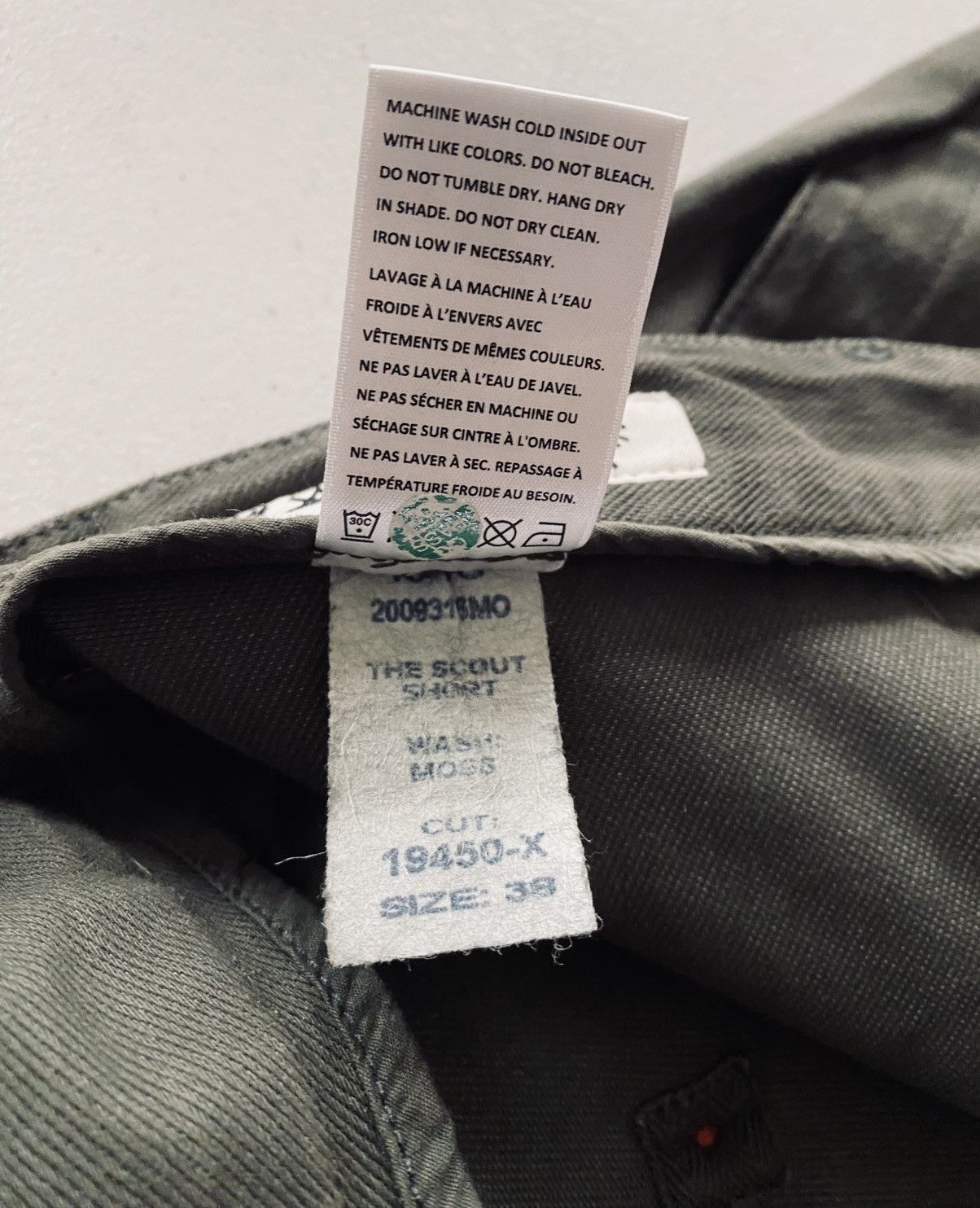 Hiroshi Kato HIROSHI KATO THE SCOUT 8" DENIT® FATIGUE SHORTS MOSS 38 VGC Size US 38 / EU 54 - 16 Thumbnail