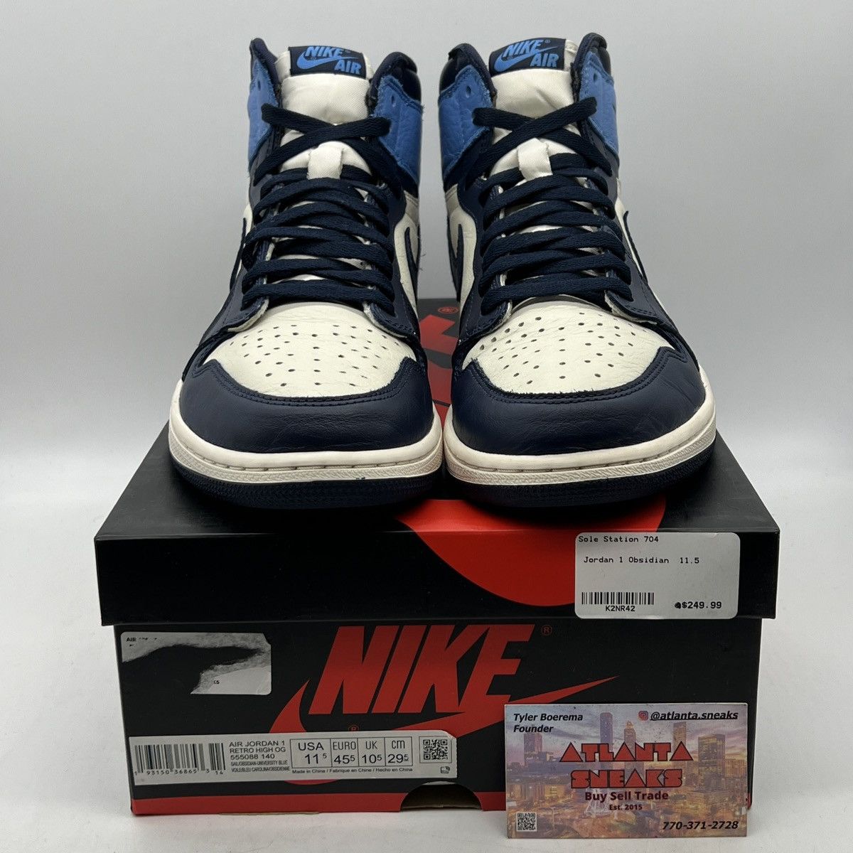 how to tell if jordan 1 obsidian is real