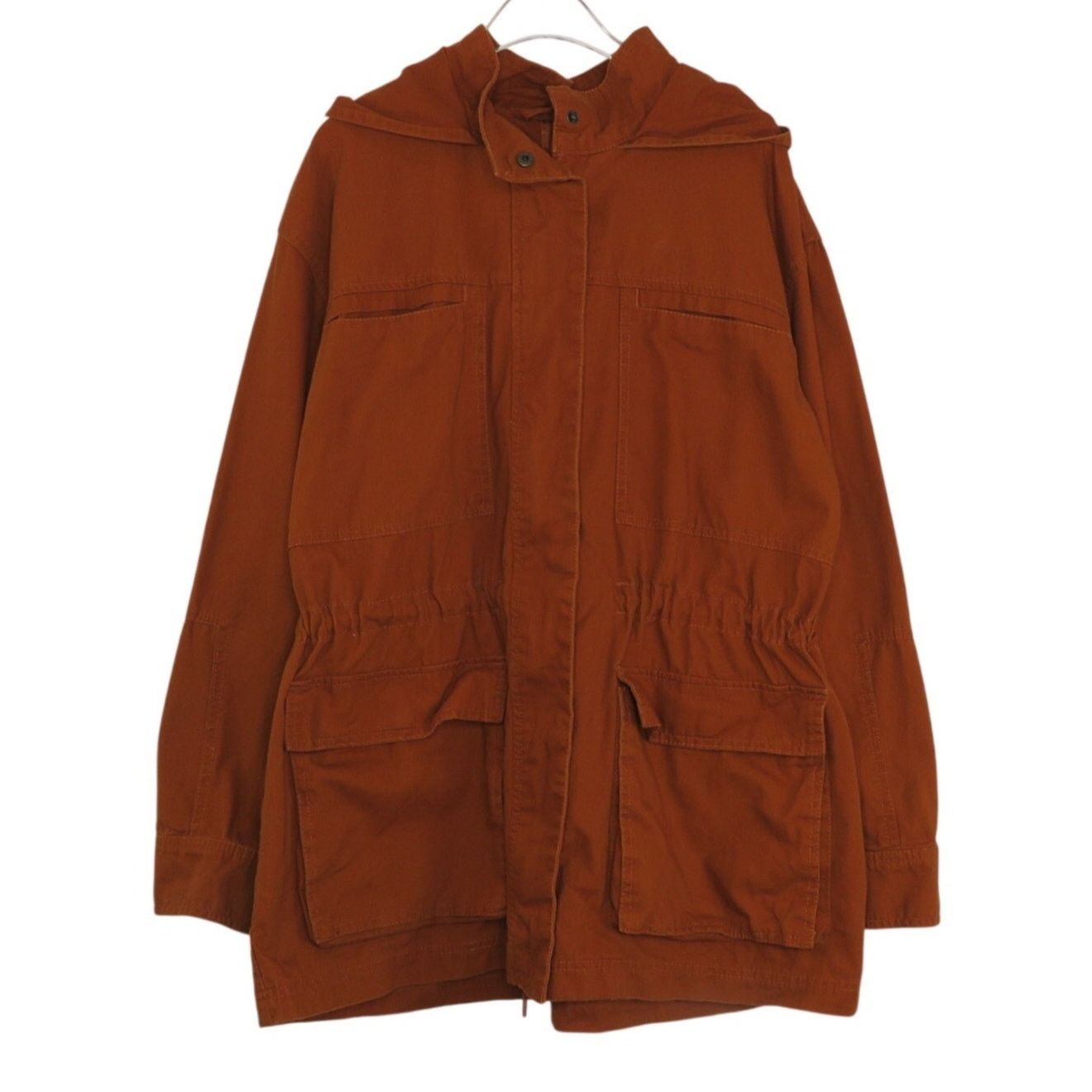 Target Basics Universal Thread Orange Hooded Utility Jacket Size XL Size XL / US 12-14 / IT 48-50 - 2 Thumbnail