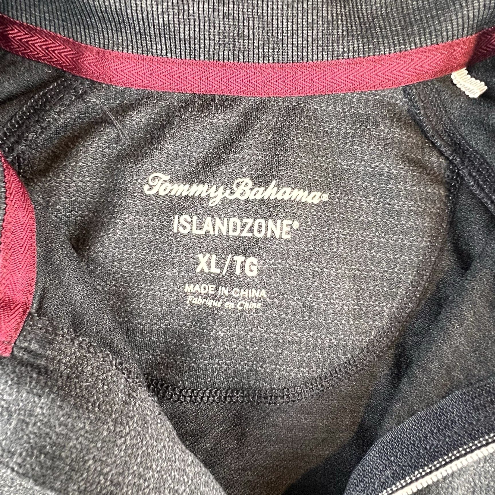 Tommy Bahama Tommy Bahama Sweater XL Mens Pullover Knitted Charcoal Logo Stretch Outdoor Golf Hiking Casual Knit Regular Size XL Gents Size US XL / EU 56 / 4 - 4 Thumbnail