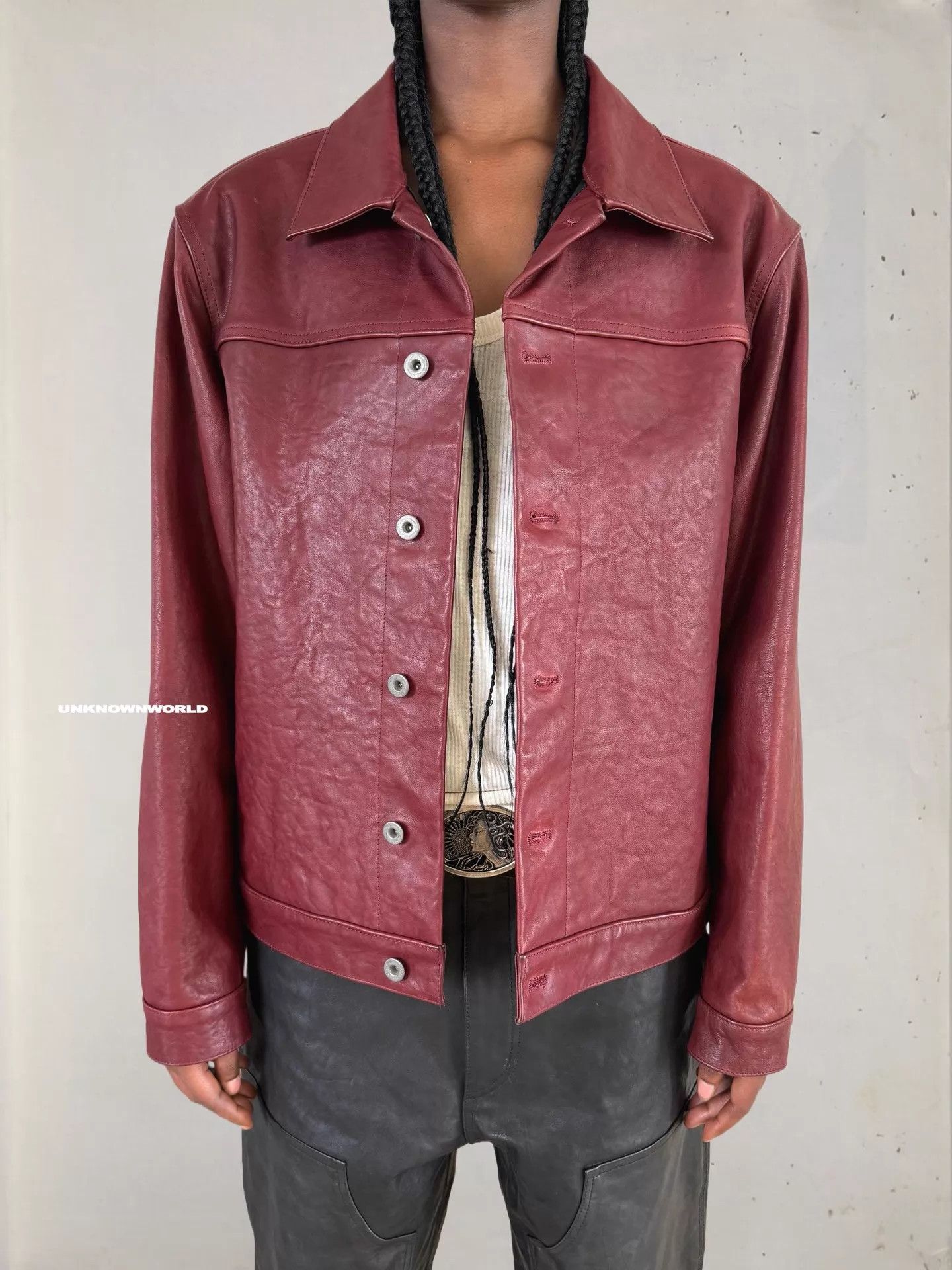 Other UNKNOWNWORLD Demon Season Bloody Vampire Leather Jacket Size US S / EU 44-46 / 1 - 6 Thumbnail