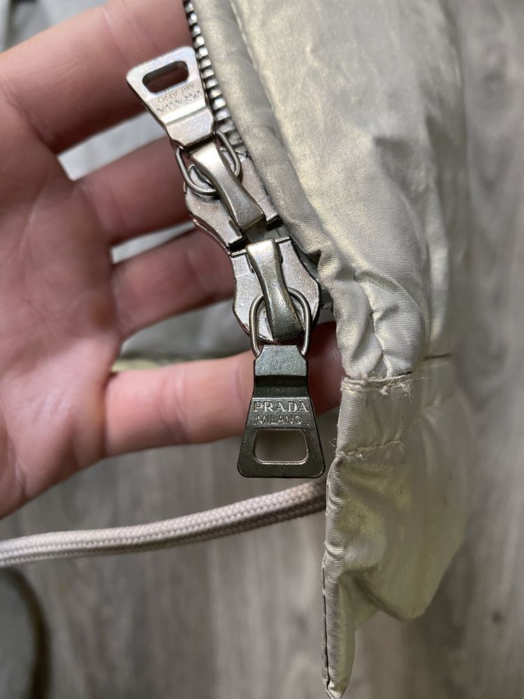 Prada Prada Metallic Puffer Goat fur Vintage Jacket Size US M / EU 48-50 / 2 - 6 Thumbnail