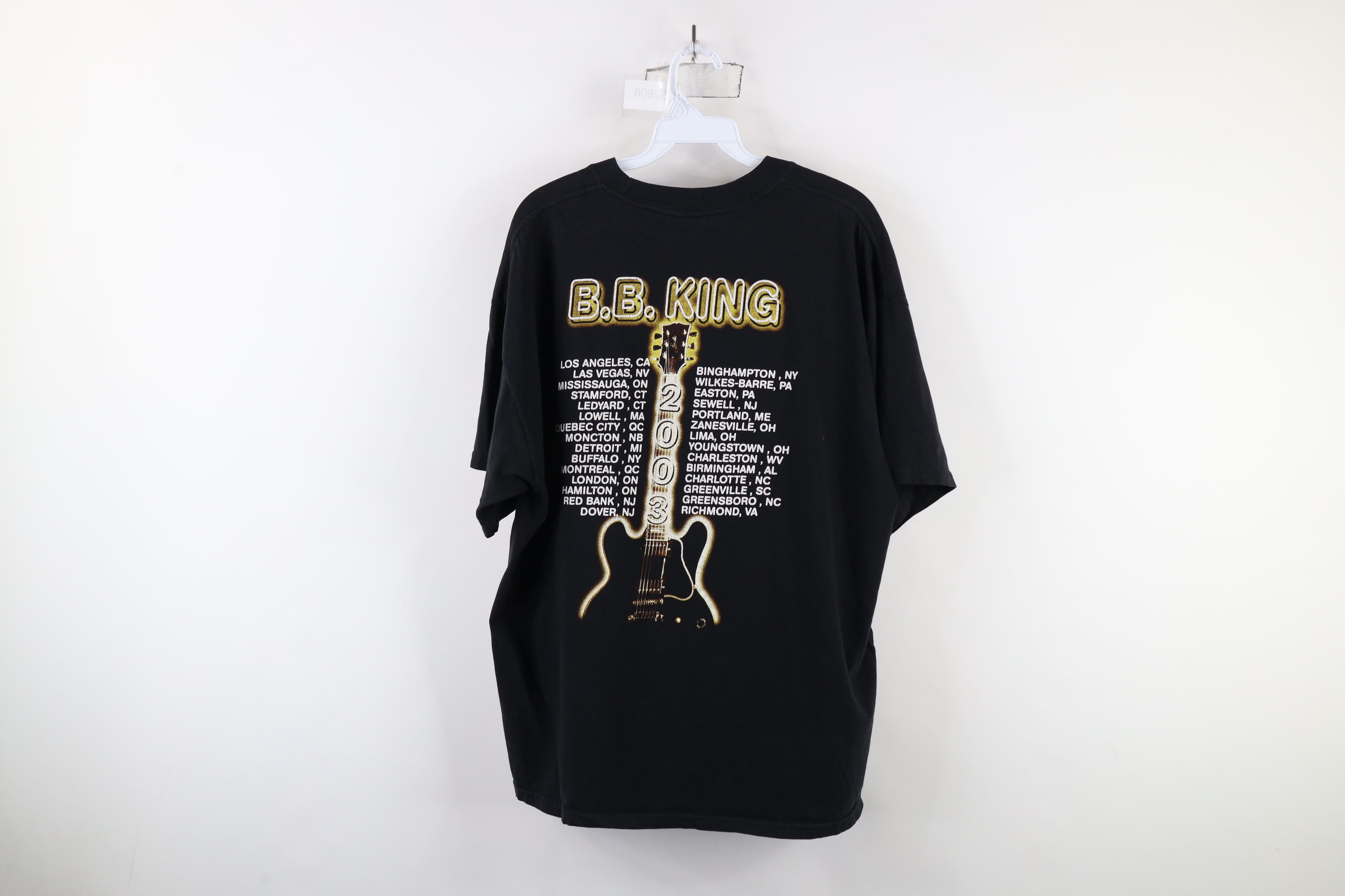 Vintage Vintage Y2K 2002 Tour BB King Blues Music Band T-Shirt Black Size US XL / EU 56 / 4 - 8 Thumbnail