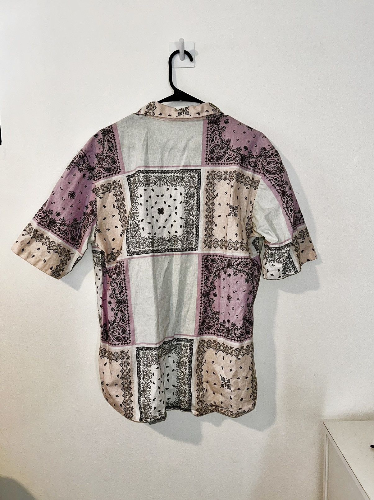Zara Zara Men’s Short Sleeve Button Down Pink/White Size US S / EU 44-46 / 1 - 4 Thumbnail
