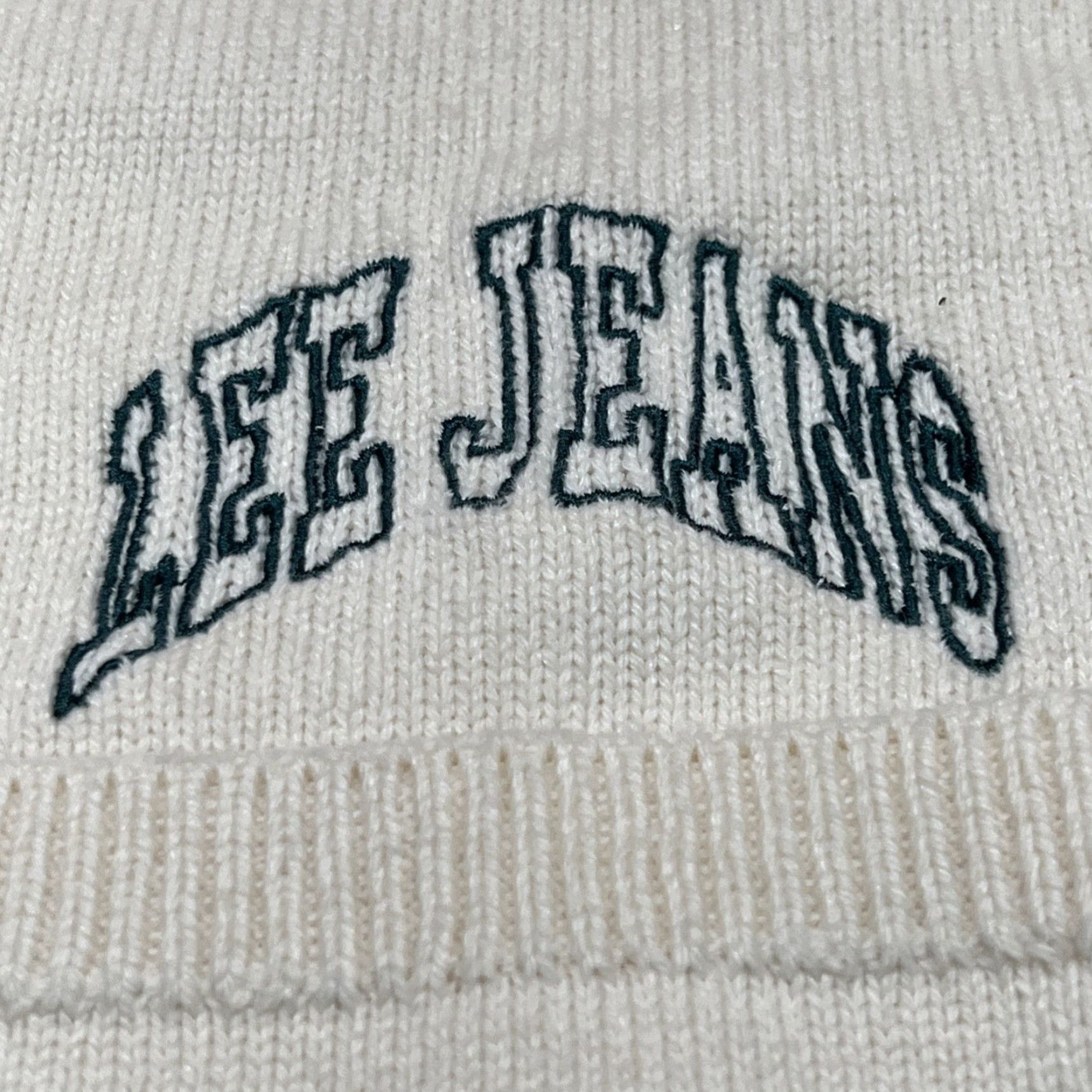Lee Lee Jeans Cardigan Varsity Sweater Men 2XL Wool Pockets Buttons Preppy NWT V-Neck Long Sleeve Beig e Size US XXL / EU 58 / 5 - 3 Thumbnail