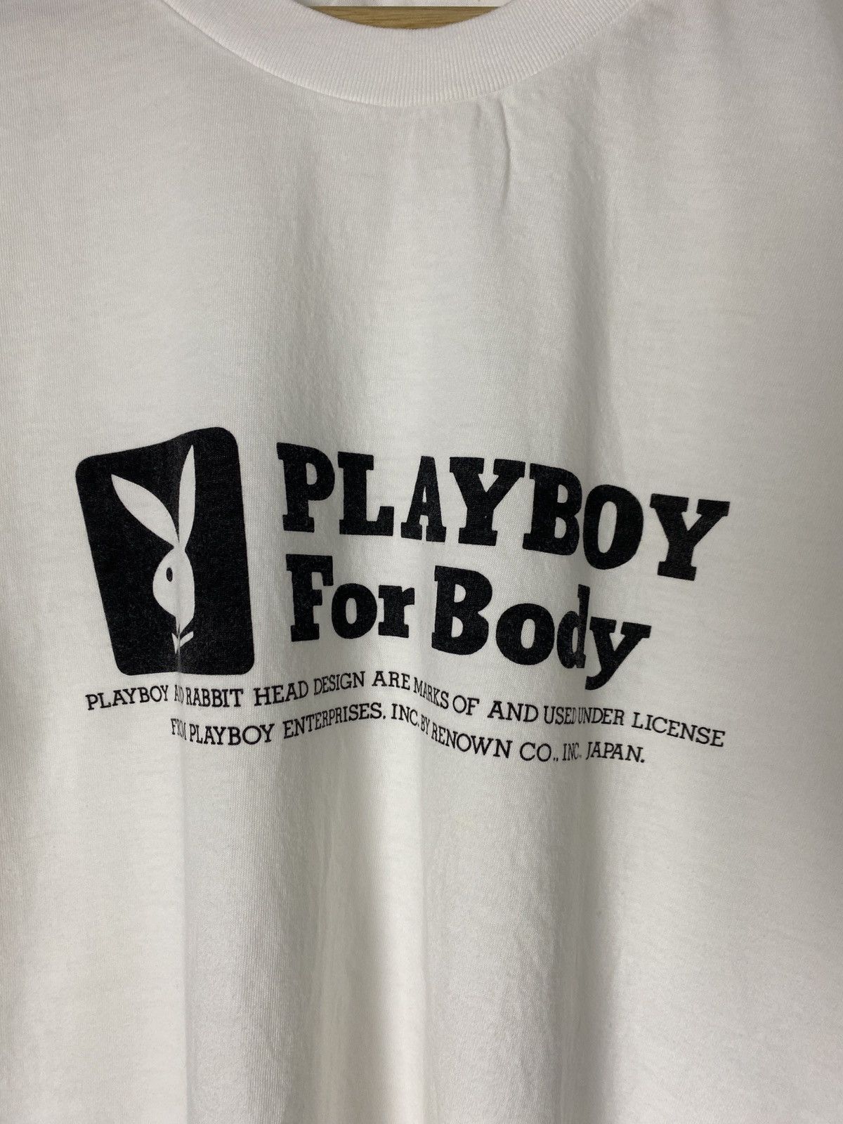 Hysteric Glamour × Playboy Vintage Playboy For Body Logo Tee Size US L / EU 52-54 / 3 - 2 Thumbnail