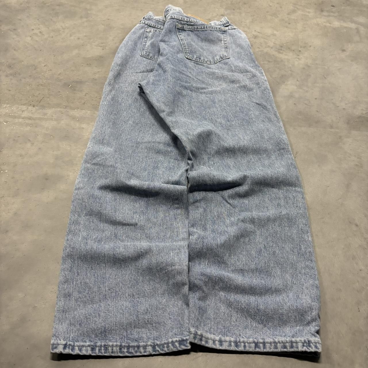 Japanese Brand × Vintage Crazy Vintage Y2K/2000s Light Wash Essential Denim Jeans! Size US 34 / EU 50 - 4 Thumbnail