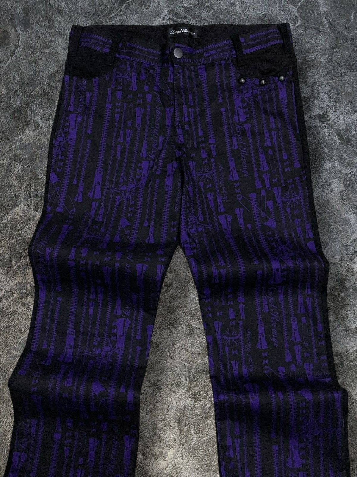 Japanese Brand Vintage 90’s Japan Designer Sex Pot Revenge Iconic Punk Pant Size US 30 / EU 46 - 6 Thumbnail