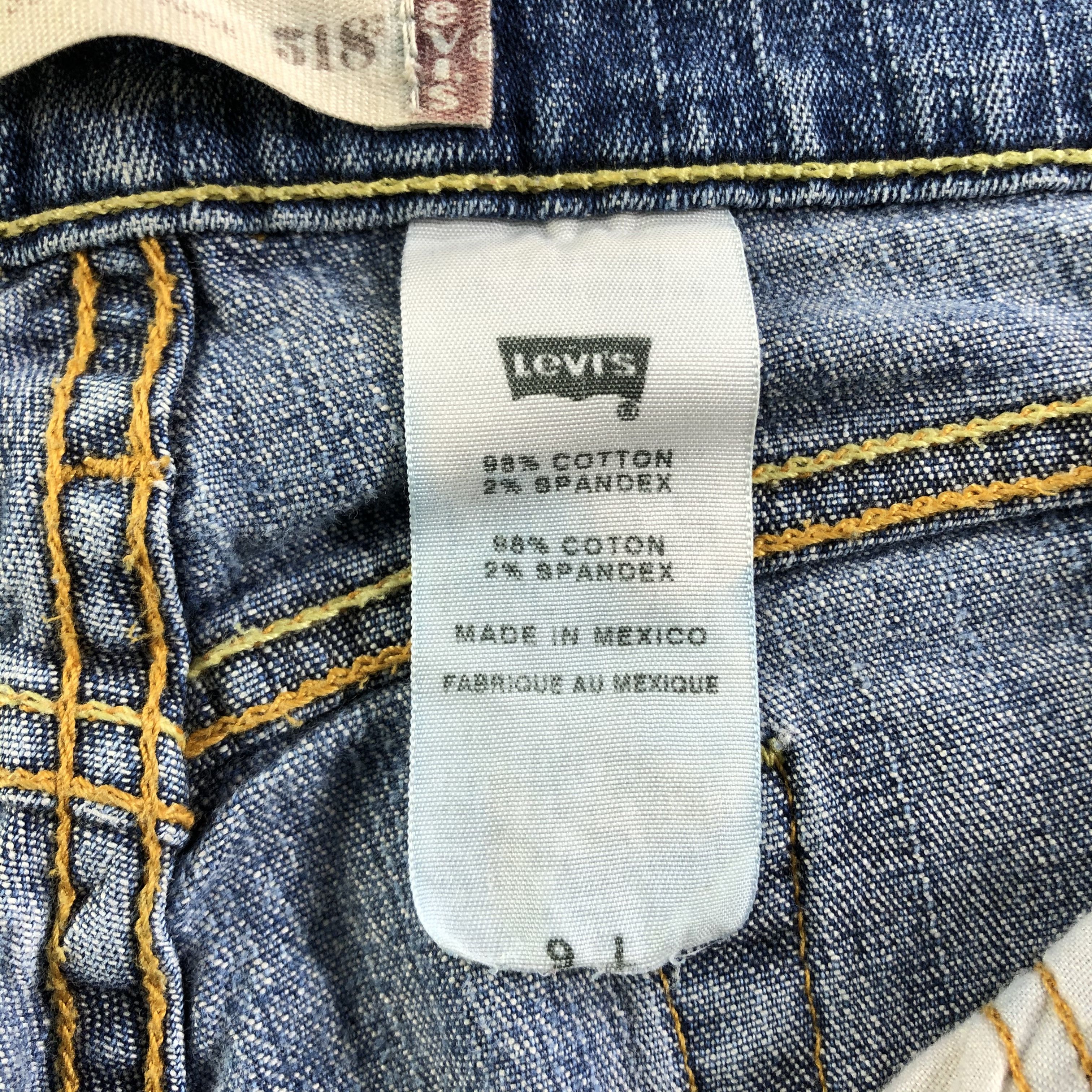 Levi's × Vintage Vintage Blue Wash Levis 518 Jeans-JM3479 Size 33" - 10 Thumbnail