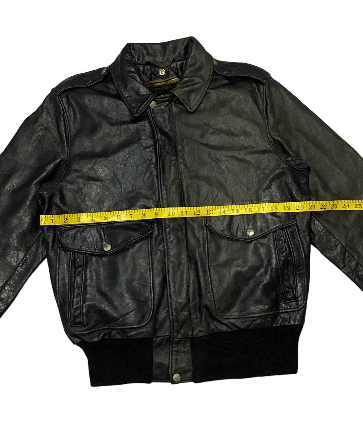 Schott Vintage Schott Leather A-2 Bomber Jacket Size US M / EU 48-50 / 2 - 4 Thumbnail