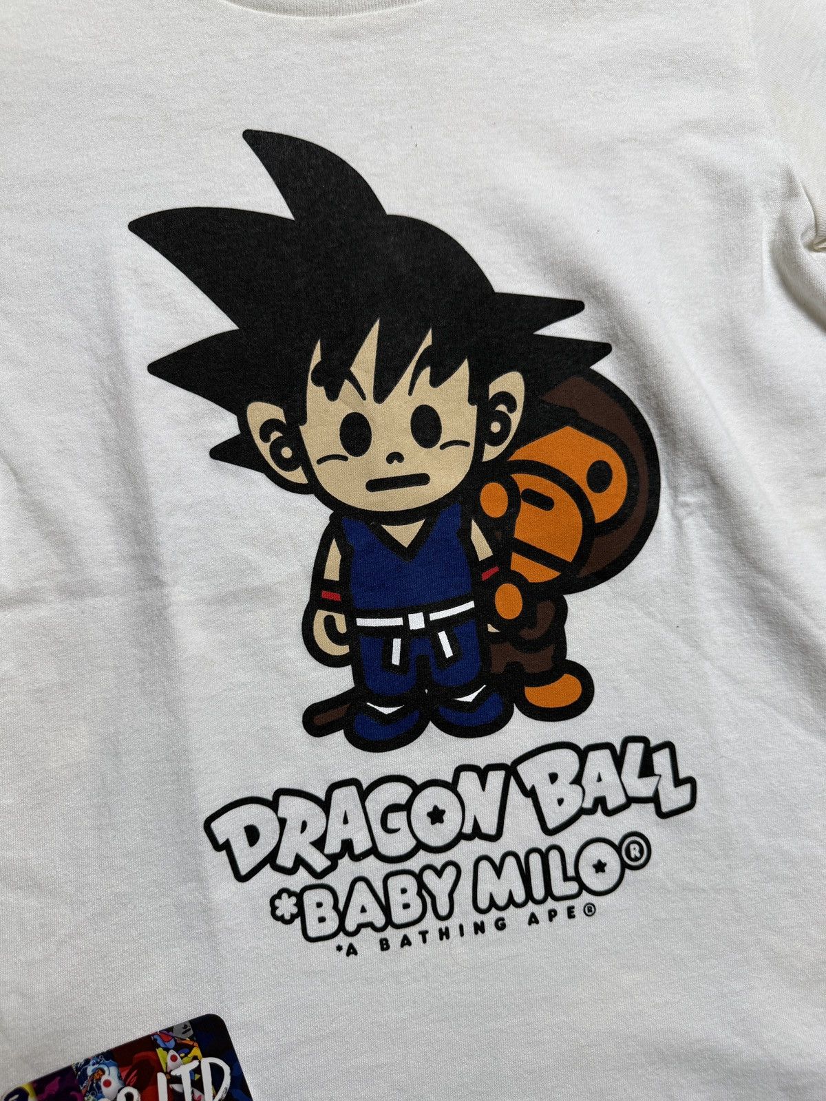 Bape A Bathing Ape X Dragonball Goku & Milo Tee Size XXS / US 00 / IT 34 - 3 Thumbnail