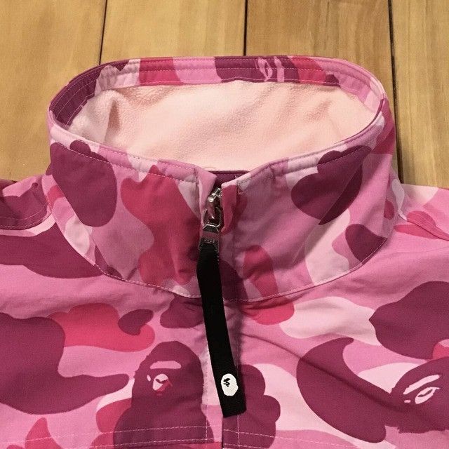 Bape × Nigo 🔥Vintage🔥 BAPE Pink camo Nylon Boa Jacket a bathing ape NIGO Size US M / EU 48-50 / 2 - 4 Thumbnail