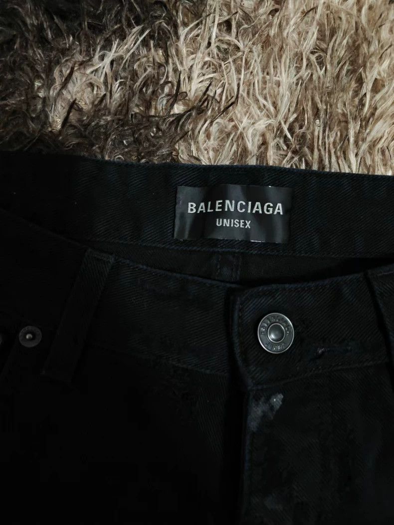 Balenciaga Balenciaga size XS Destroyed Baggy White Clay Dyed Tear Kn Size US 27 - 3 Thumbnail