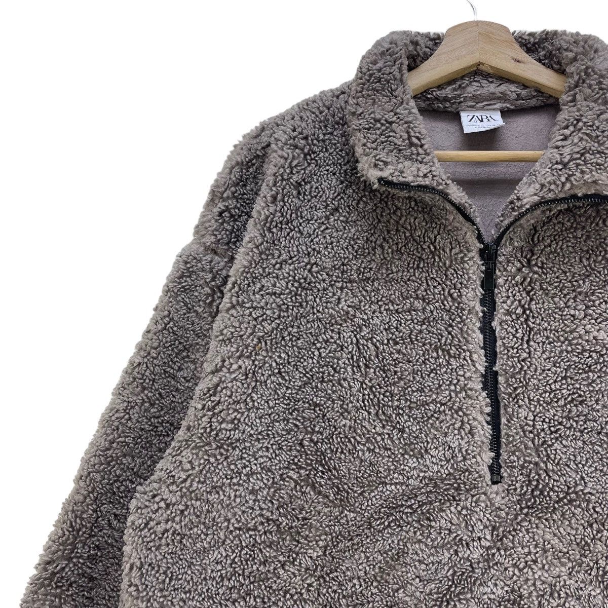 Zara Zara Deep Pile Half Zipper Jacket Size US M / EU 48-50 / 2 - 3 Thumbnail