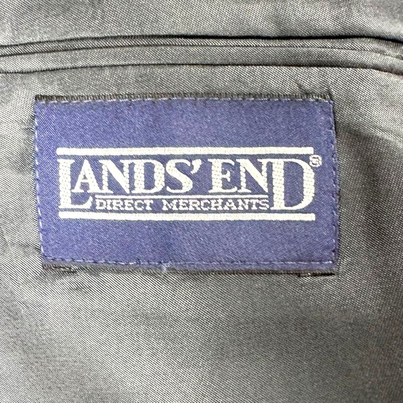 Lands' End Lands’ End Men’s Blazer Sport Coat Navy Blue 48R Classic Fit Size 48R - 6 Thumbnail