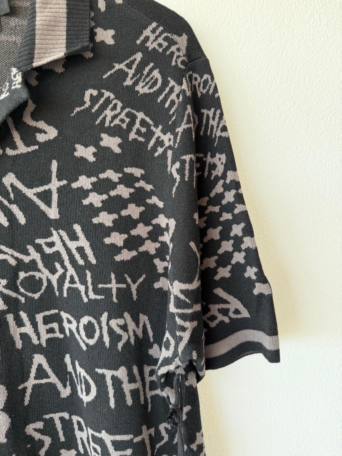 Ksubi new ksubi medium short sleeve heroism knit shirt black Size US M / EU 48-50 / 2 - 5 Thumbnail