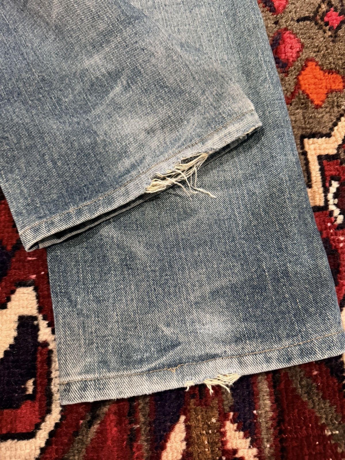 Edwin Vintage Edwin E403 Distressed Denim Made In Japan Size US 30 / EU 46 - 9 Thumbnail