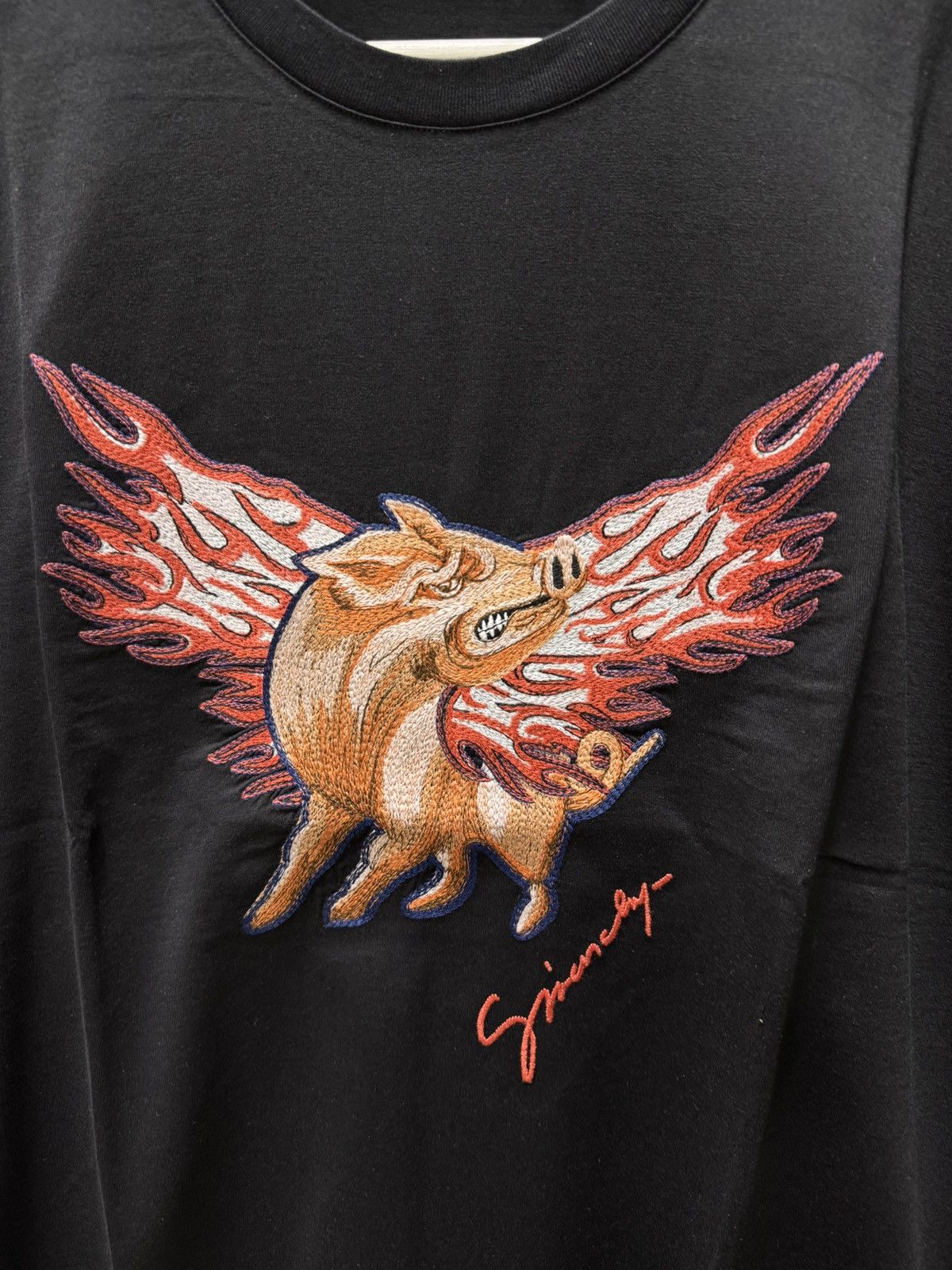 Givenchy Givenchy Logo Embroidery T-Shirt NEW 650$ Size US XL / EU 56 / 4 - 3 Thumbnail