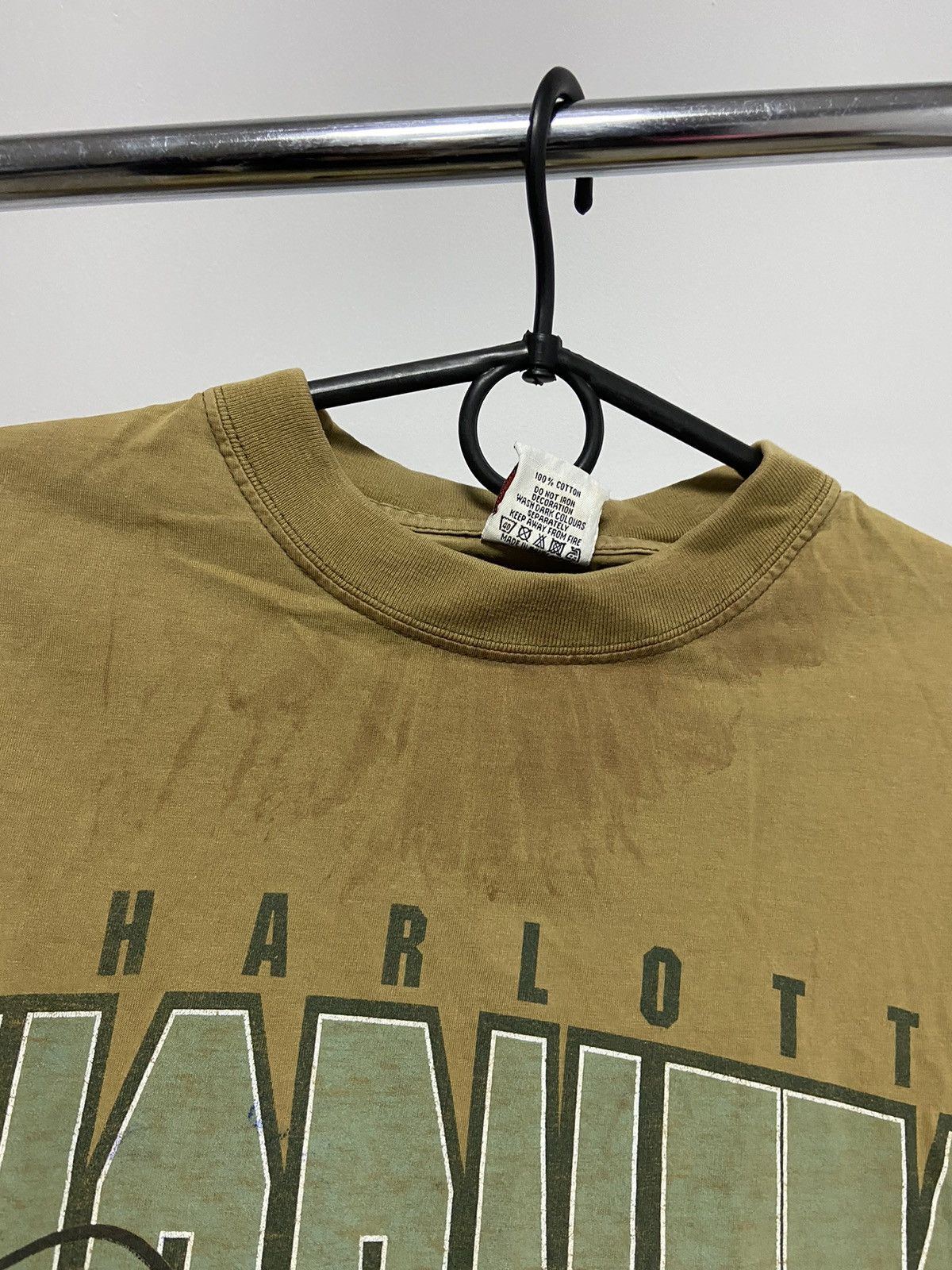 NBA × Vintage Charlotte Hornets Vintage T Shirt Big Logo NBA Size US L / EU 52-54 / 3 - 11 Thumbnail