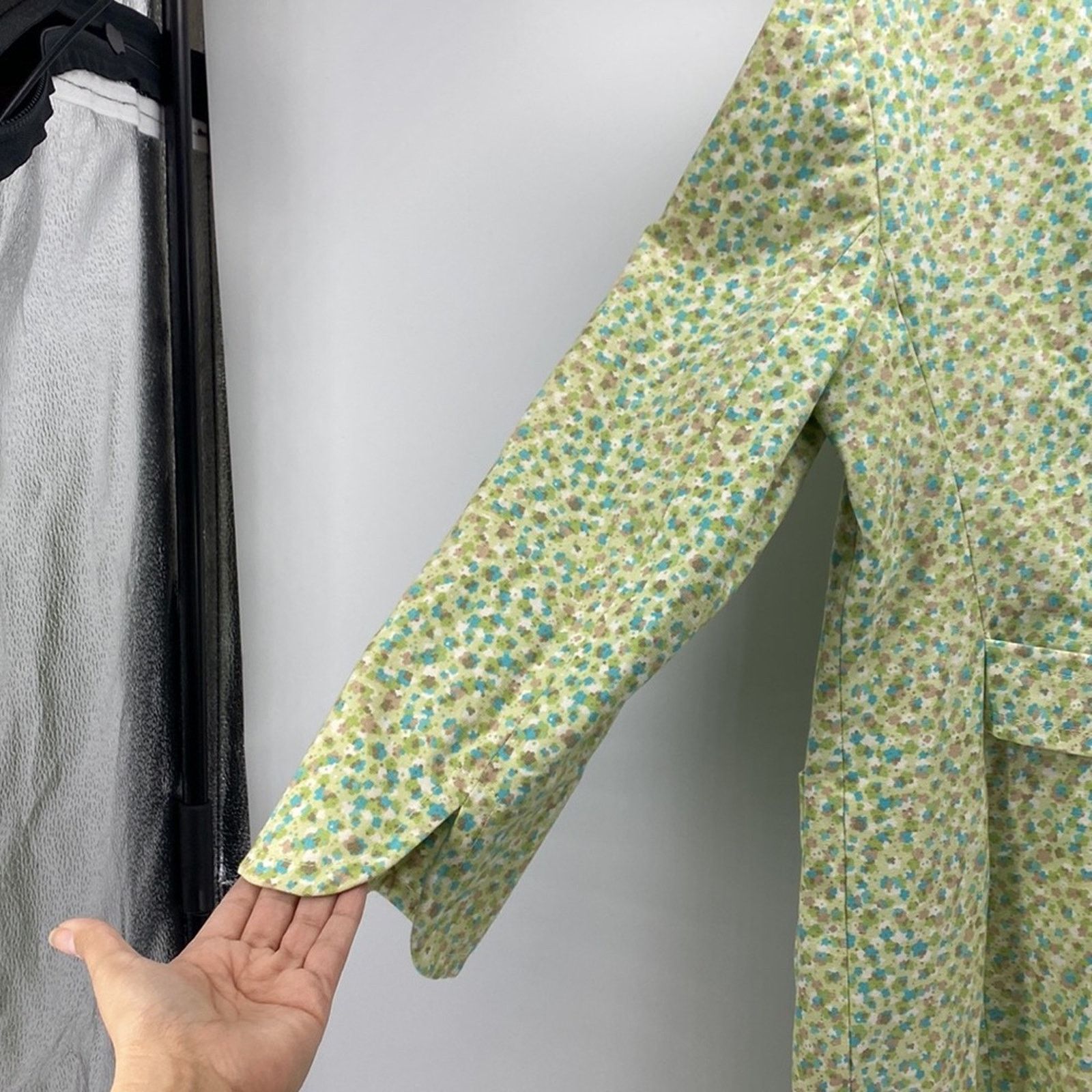 Express Express spring floral longline 3 quarter sleeve trench coat Size L / US 10 / IT 46 - 10 Thumbnail