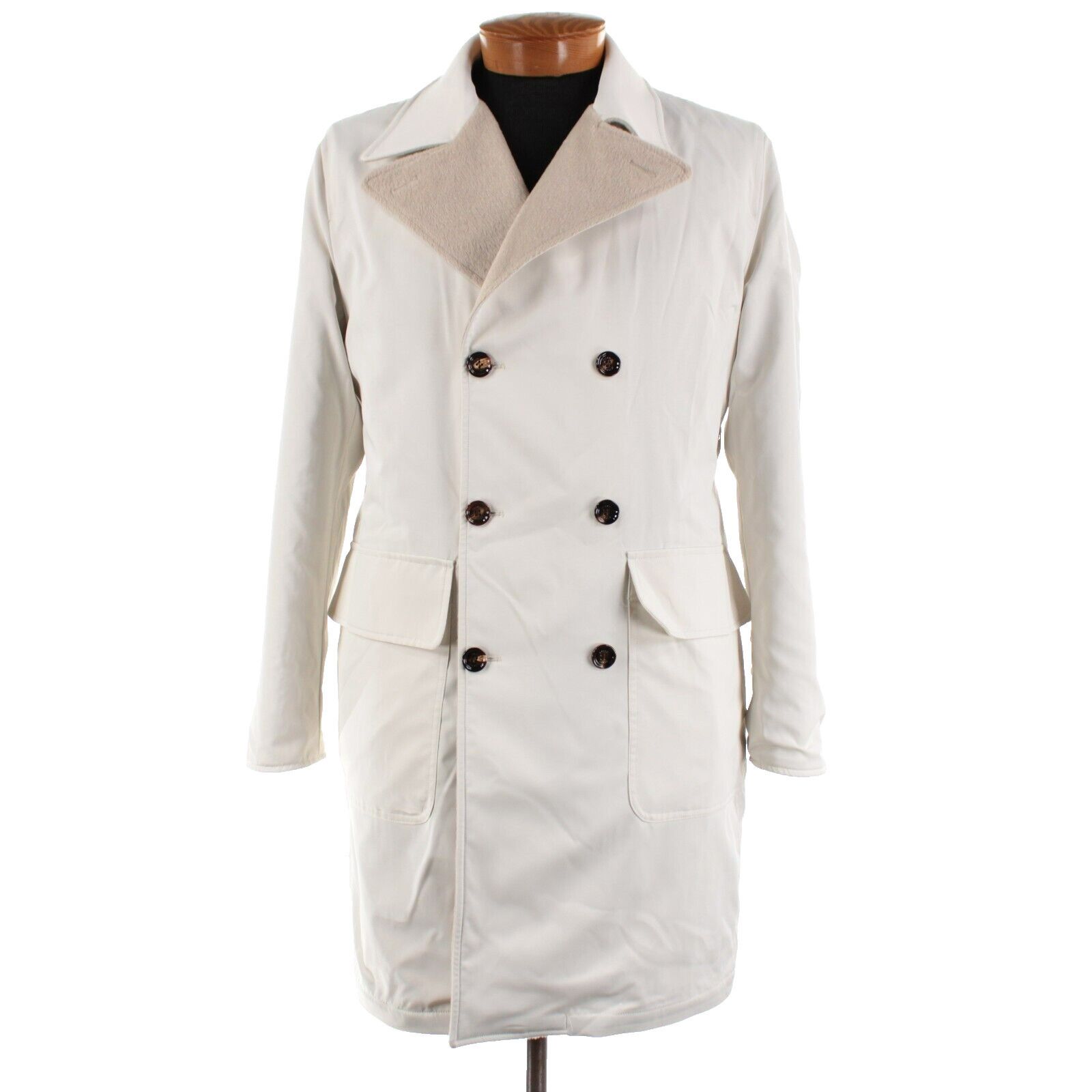 Kiton Kiton Jacket Size M US In Beige Polyester Blend Size US M / EU 48-50 / 2 - 6 Thumbnail