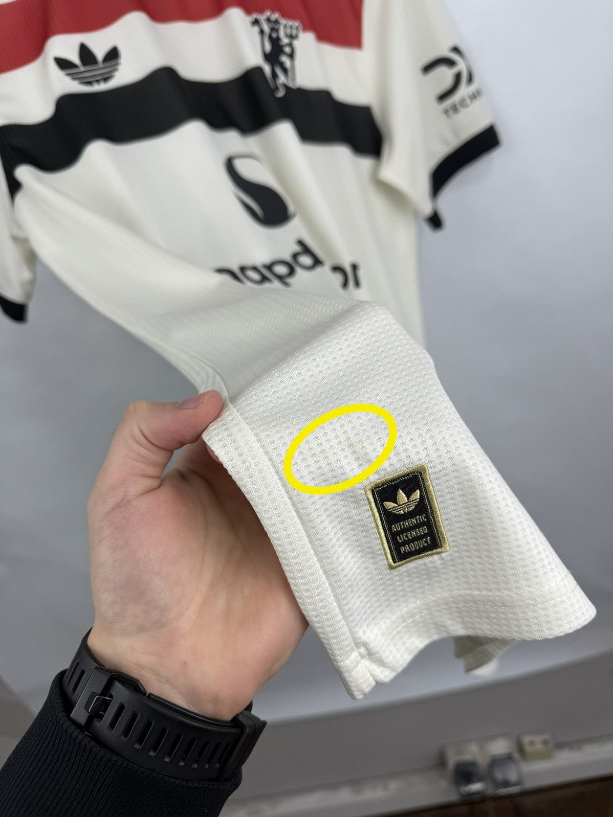 Adidas 🏴󠁧󠁢󠁥󠁮󠁧󠁿 24/25 Manchester United Adidas Third Jersey Snapdragon Size US XL / EU 56 / 4 - 13 Thumbnail