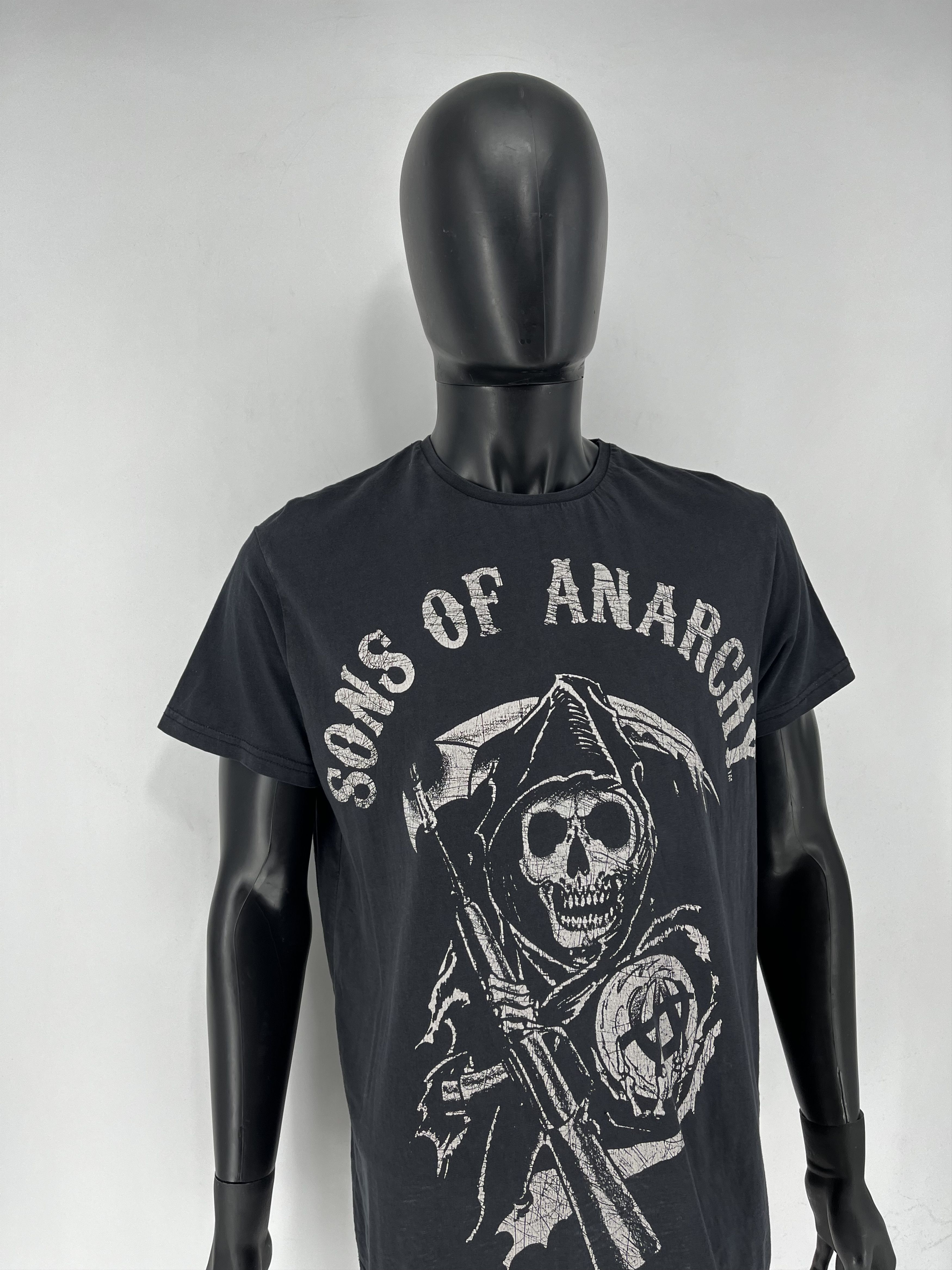 Band Tees × Vintage Vintage SOA Sons Of Anarchy Vintage Band Graphic Tee Faded Size US XL / EU 56 / 4 - 3 Thumbnail