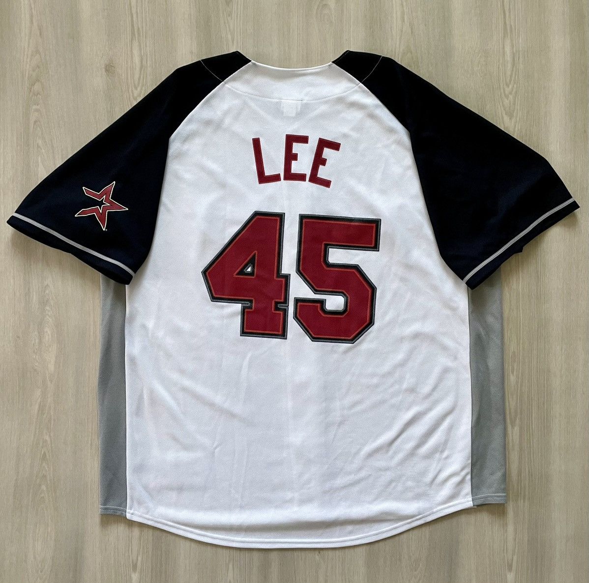 Vintage Houston Astros Carlos Lee Jersey Mens 2XL