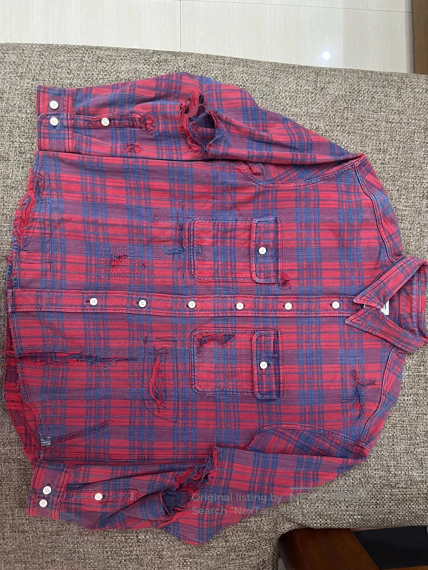 Visvim VISVIM Lumber Check Crash Shirt. Size US S / EU 44-46 / 1 - 1 Thumbnail