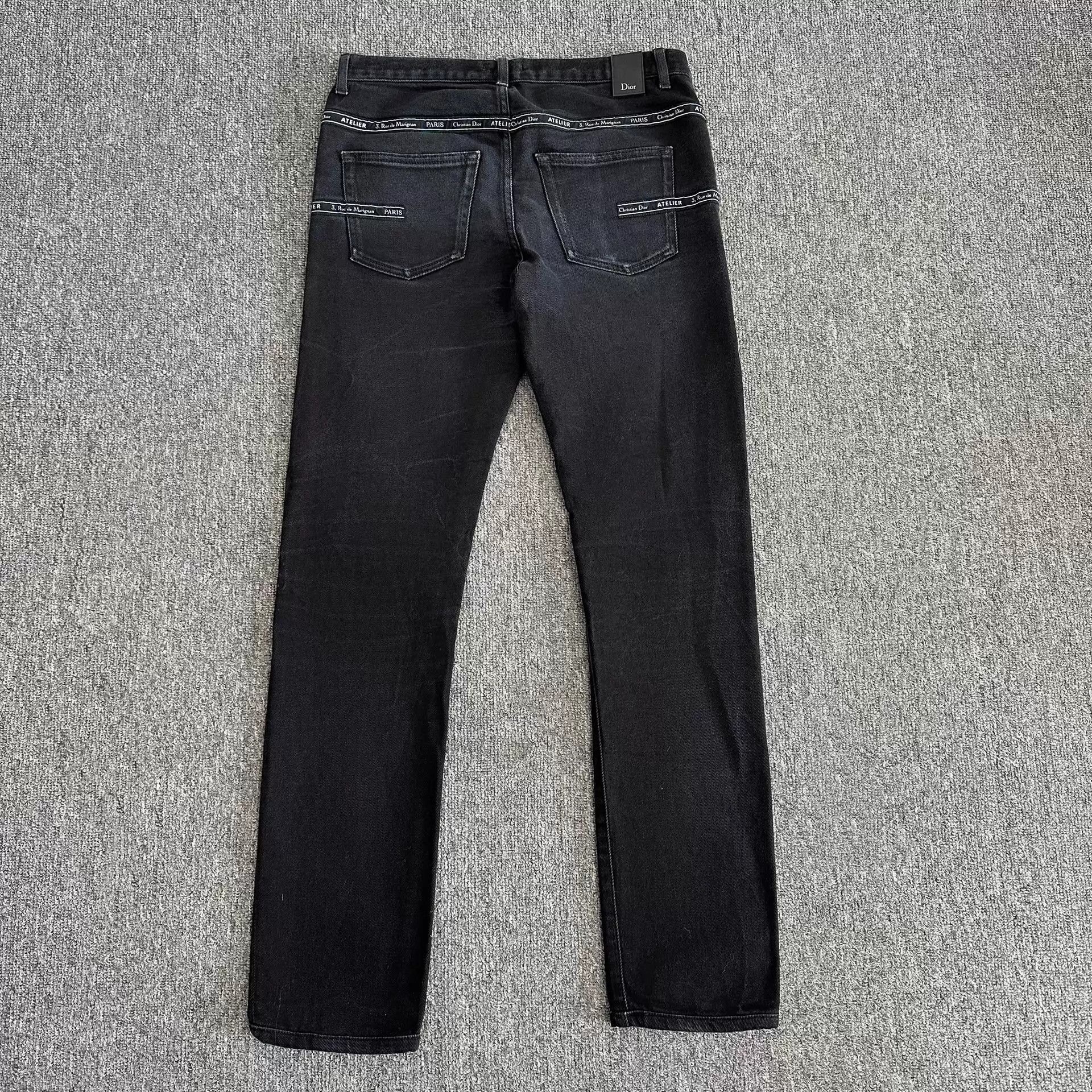 Dior Dior Black Atelier Back Print Jeans 28 Size US 28 / EU 44 - 3 Thumbnail