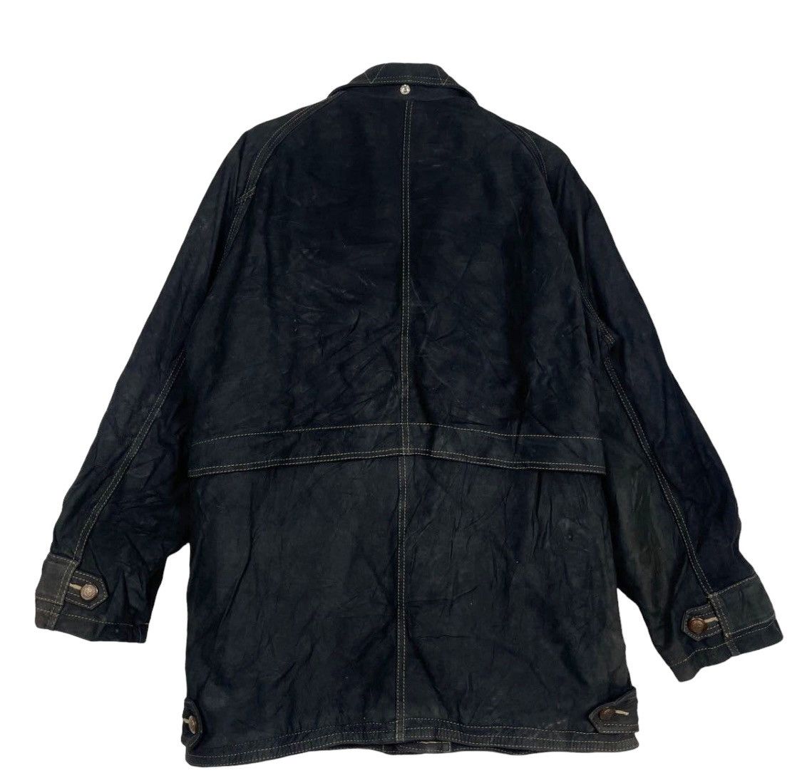 ABAHOUSE × Japanese Brand ARCHIVAL💥ABAHOUSE CHORE MOLESKIN LEATHER JACKET Size US M / EU 48-50 / 2 - 12 Thumbnail