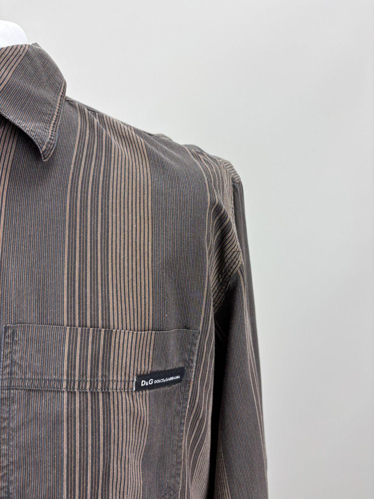 Dolce & Gabbana Mens shirt Dolce Gabbana Size XL Color Brown Size US XL / EU 56 / 4 - 4 Thumbnail