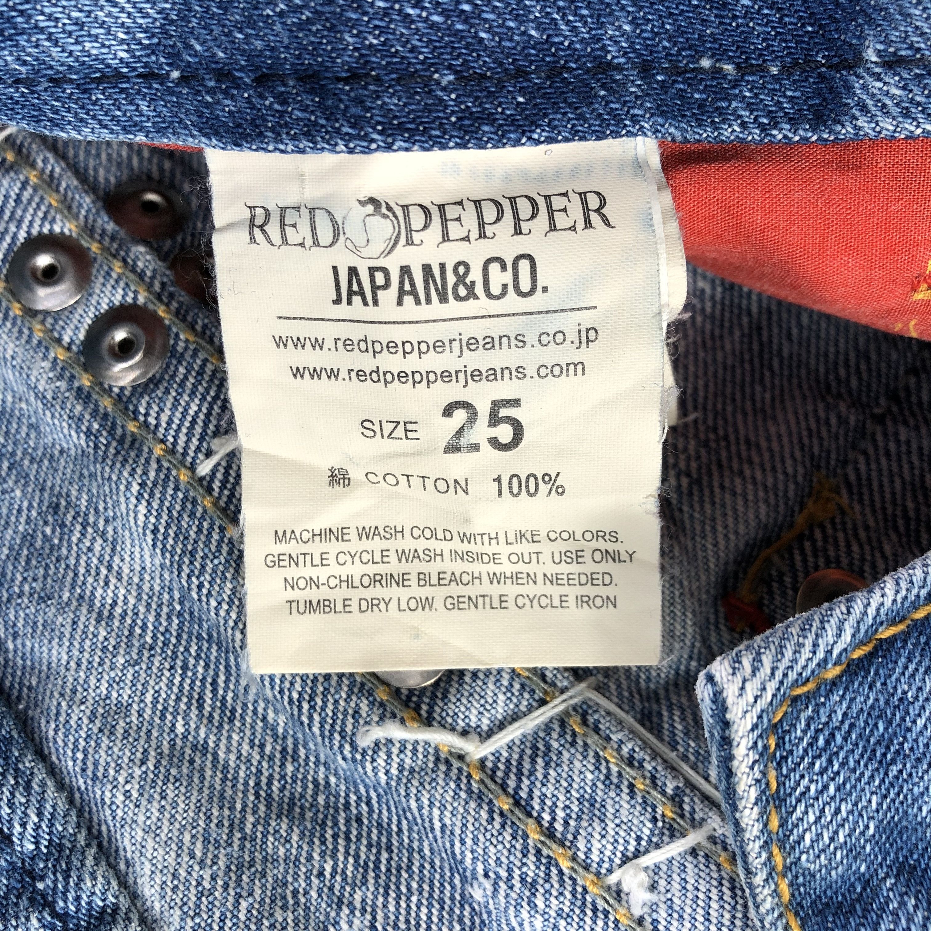 Japanese Brand Japanese Brand Red Pepper Denim Blue Flare Denim KJ1798 Size 29" - 12 Thumbnail