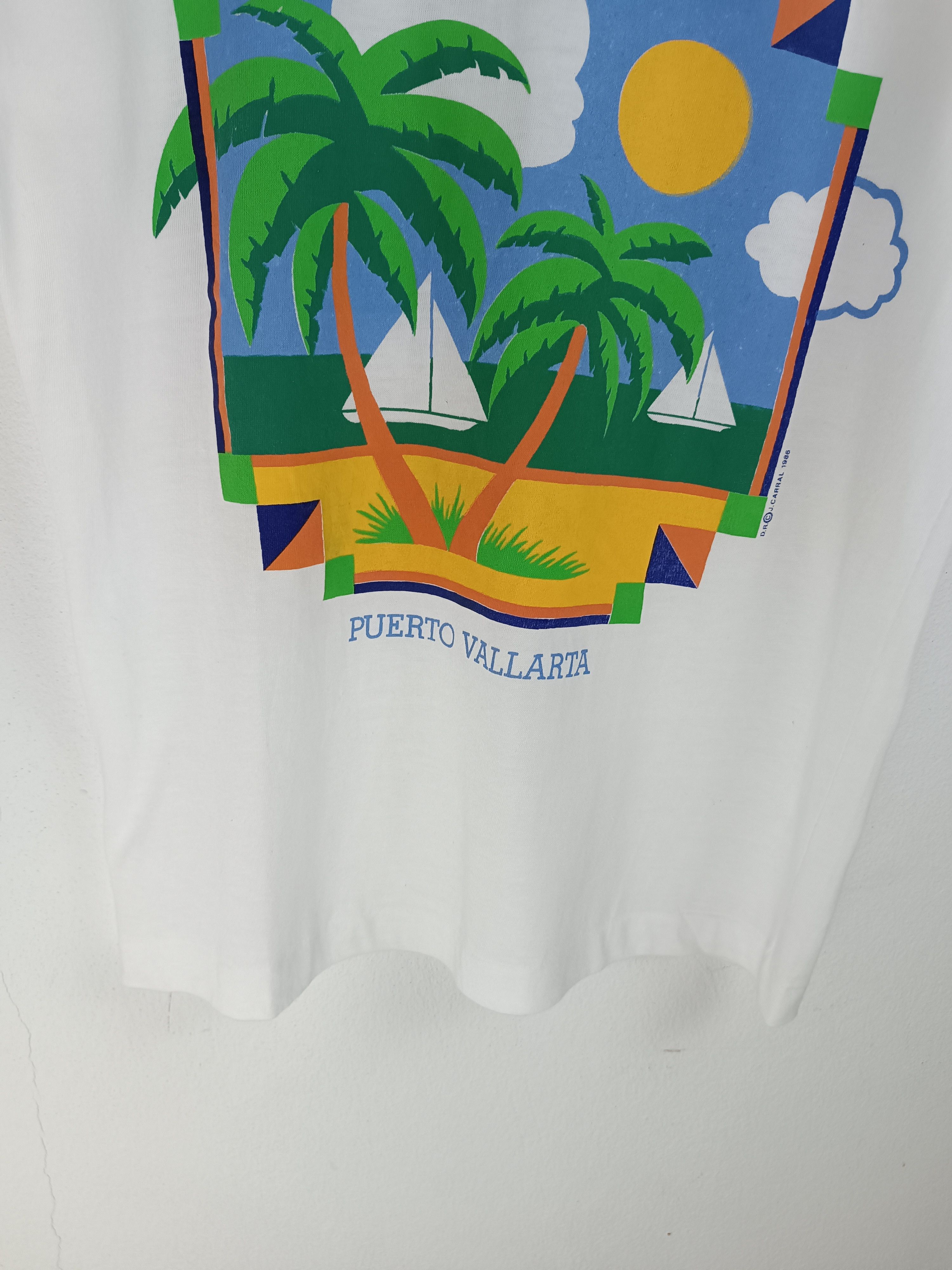 Vintage VINTAGE 80'S PUERTO VALLARTA 1986 TEES VERY RARE Size US M / EU 48-50 / 2 - 10 Thumbnail