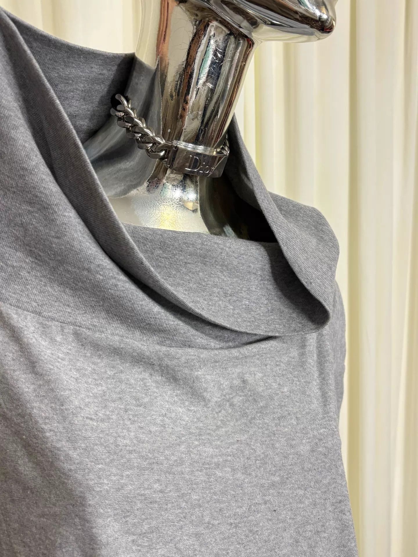 Dolce & Gabbana D&G 03 Runway Vintage Asymmetric Sleeve Versatile Knit Top Size M / US 6-8 / IT 42-44 - 5 Thumbnail