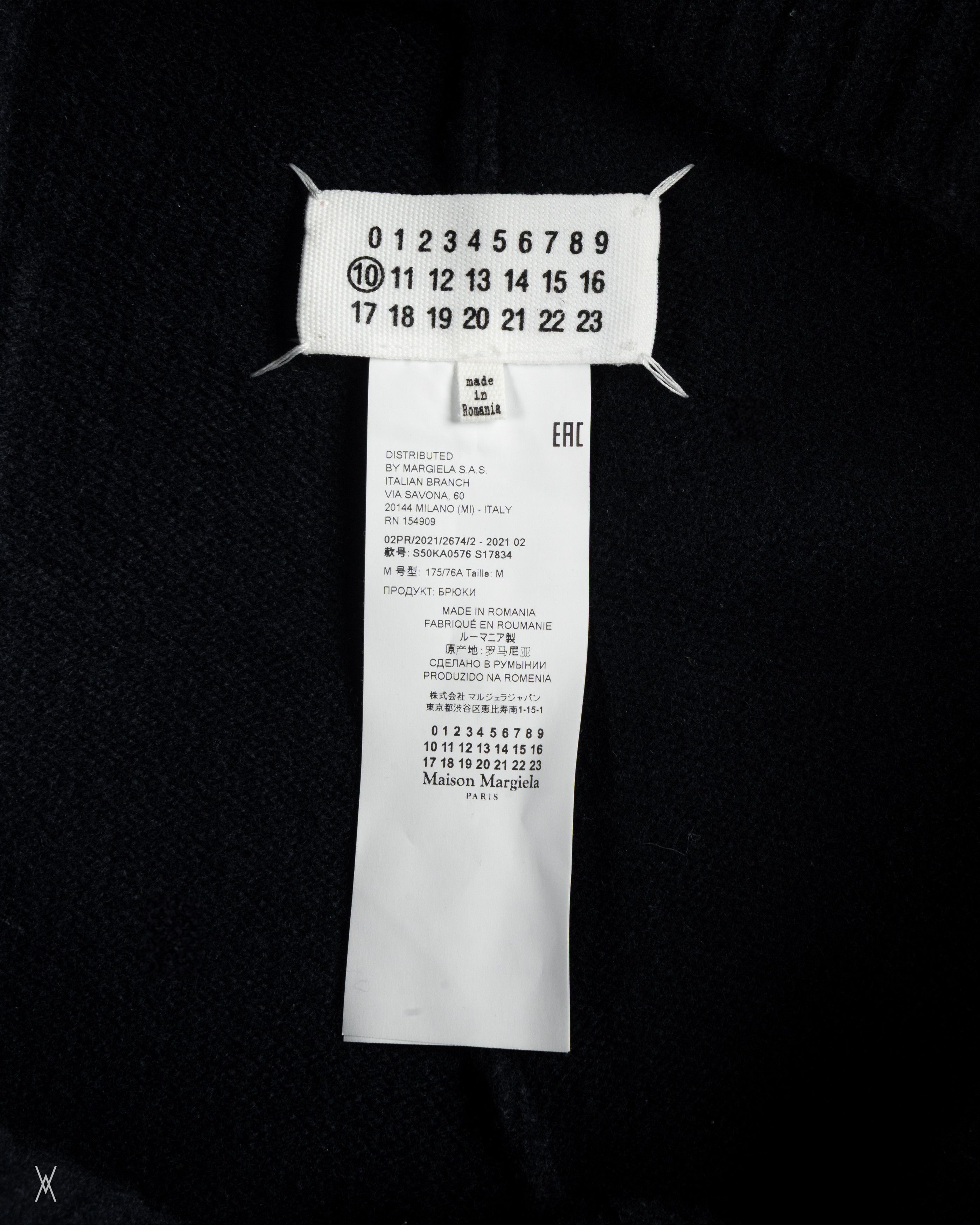 Maison Margiela Maison Margiela 14 Wool Track Pants Size US 30 / EU 46 - 4 Thumbnail