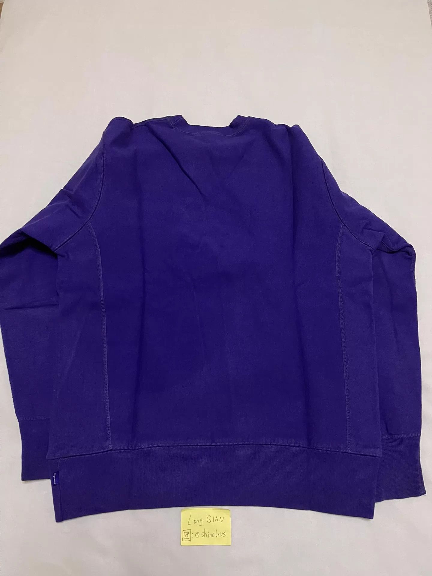 Supreme Supreme Box Logo Purple on Purple Crewneck L Size US L / EU 52-54 / 3 - 2 Thumbnail