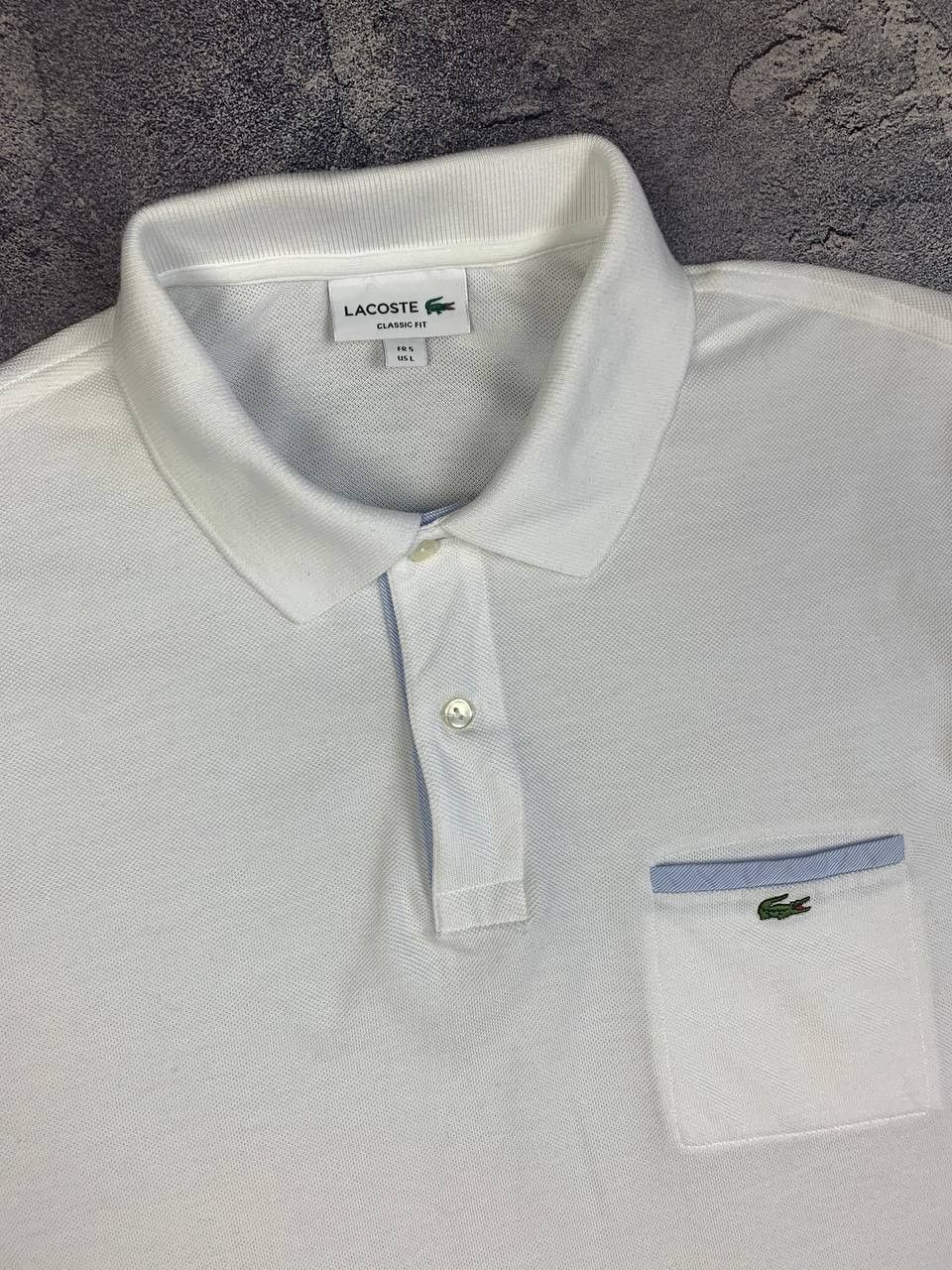 Lacoste Lacoste Men's Classic Fit White Polo Shirt Size L Size US L / EU 52-54 / 3 - 4 Thumbnail