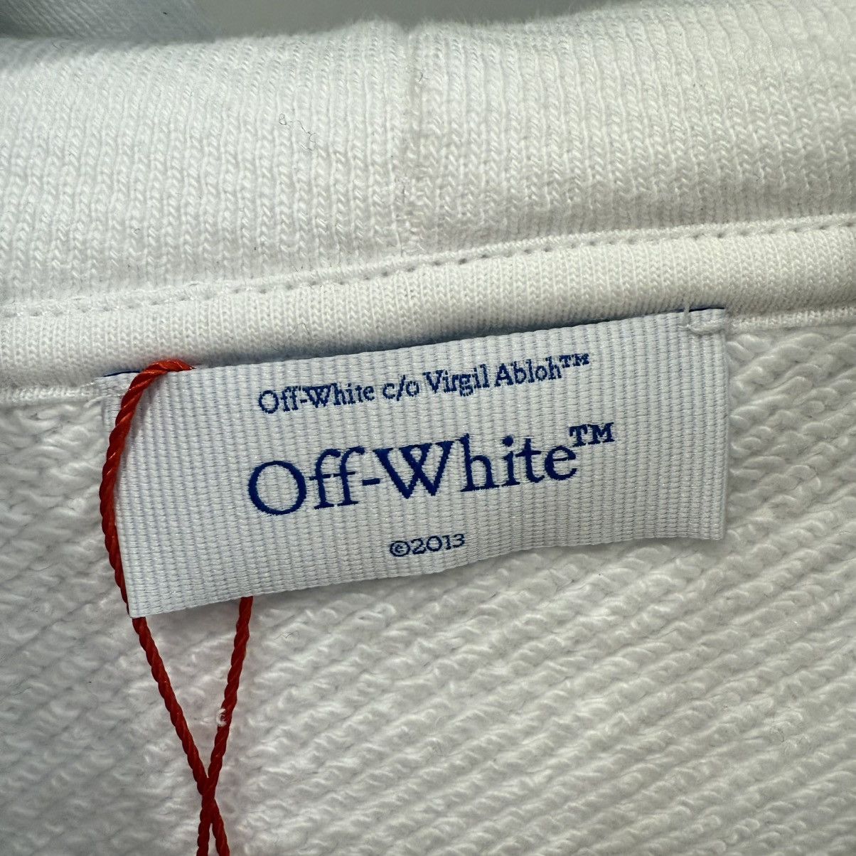 Off-White Off-White Men's Backpack Skate Popover Hoodie in White Size US XL / EU 56 / 4 - 4 Thumbnail